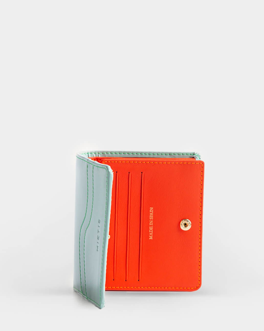 Waves Wallet Mint green in Green made by Mietis