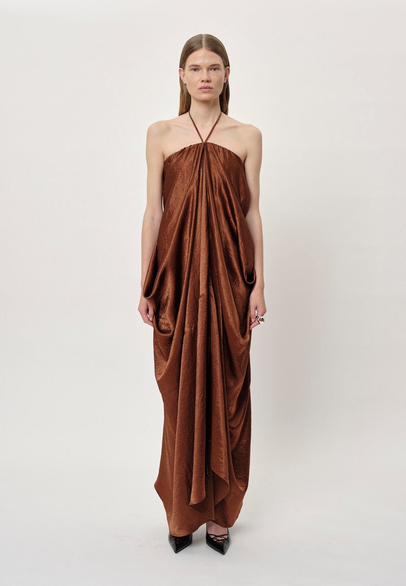 Annika Dress - Toffee made by HERSKIND