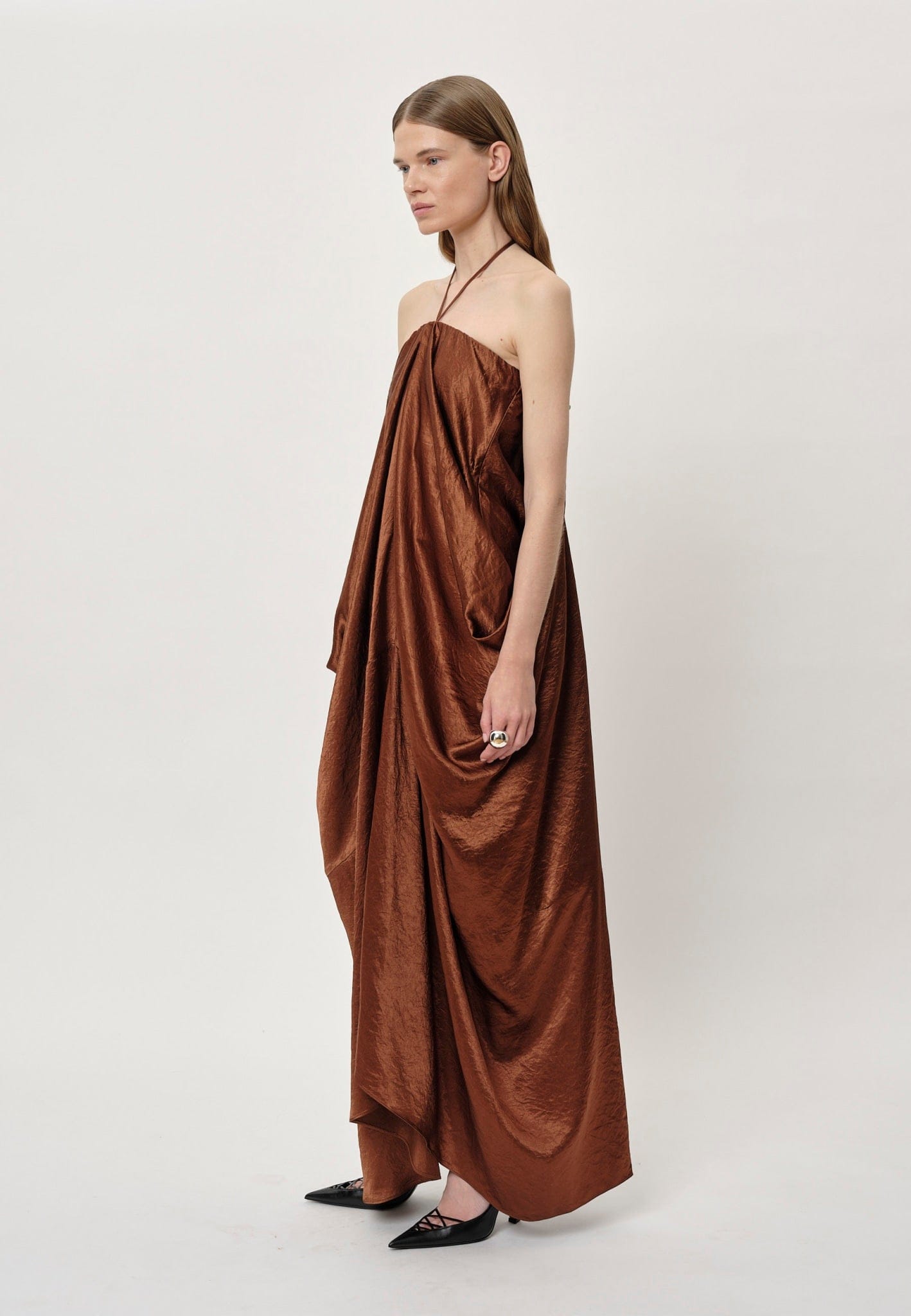 Annika Dress - Toffee made by HERSKIND