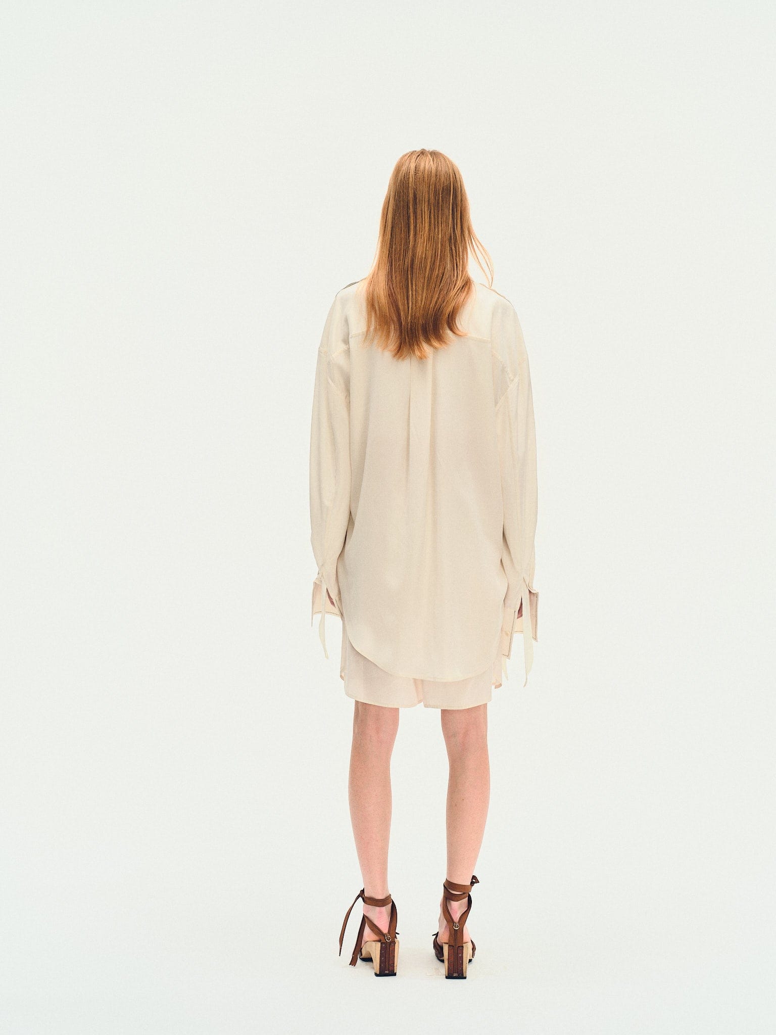 TWO-TONE OVERSIZED UTILITY SHIRT made by YIBRI