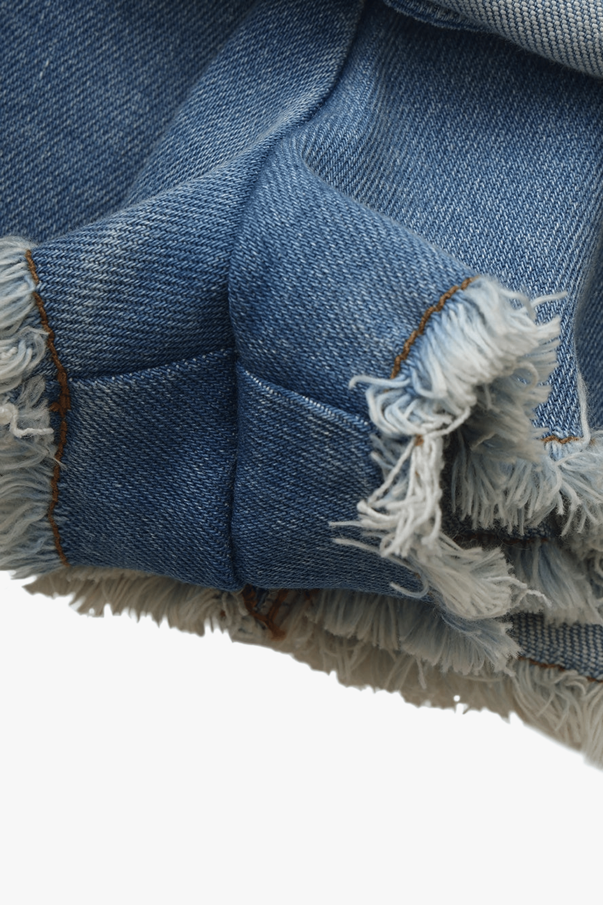 Lexi Low-Rise Light Blue Denim Mini Skirt made by Nana Jacqueline