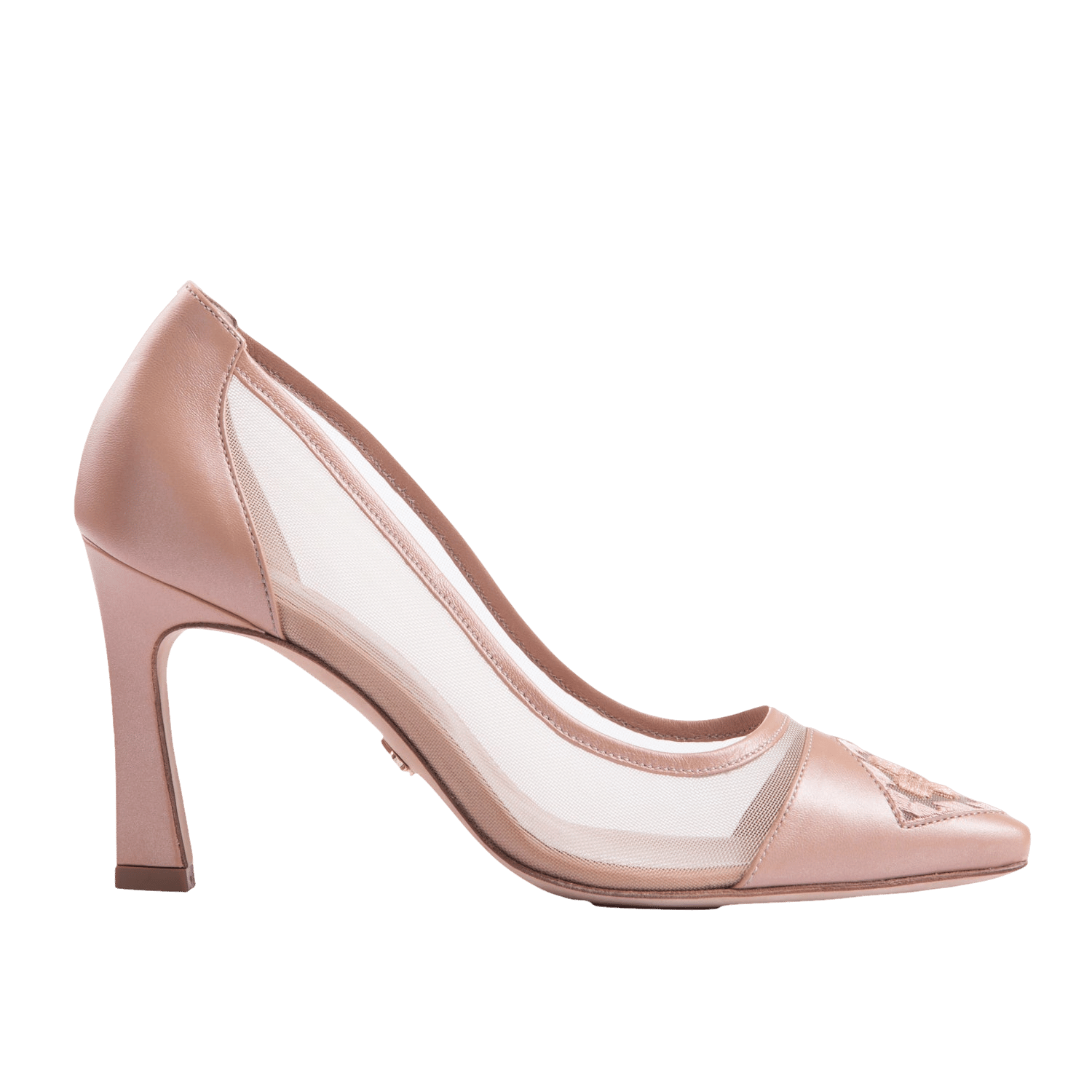 Fiorellini Pump Mesh 85 Tan in Beige made by ATANA