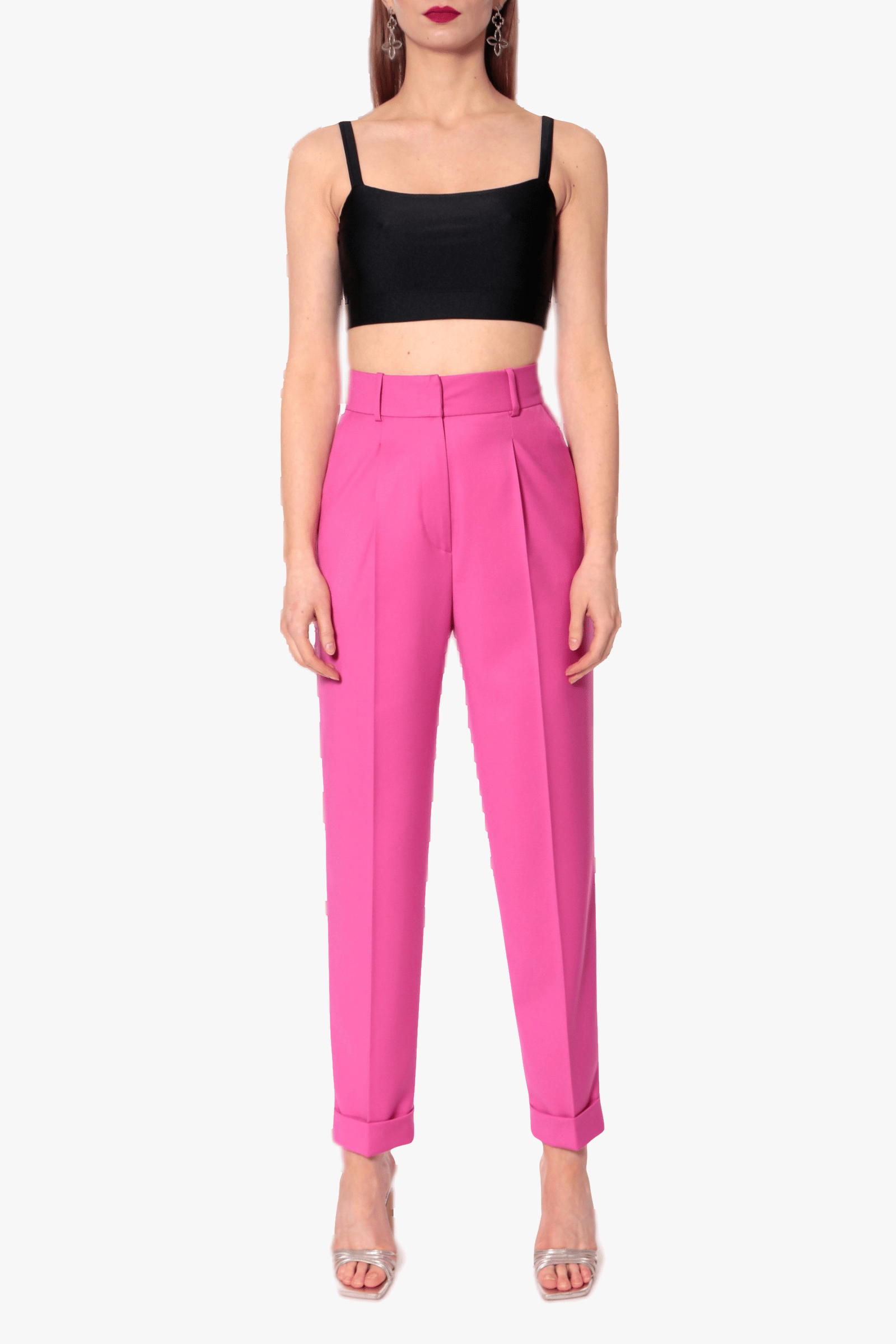 Pants Kelly Very Berry in Pink made by HALEWSKI