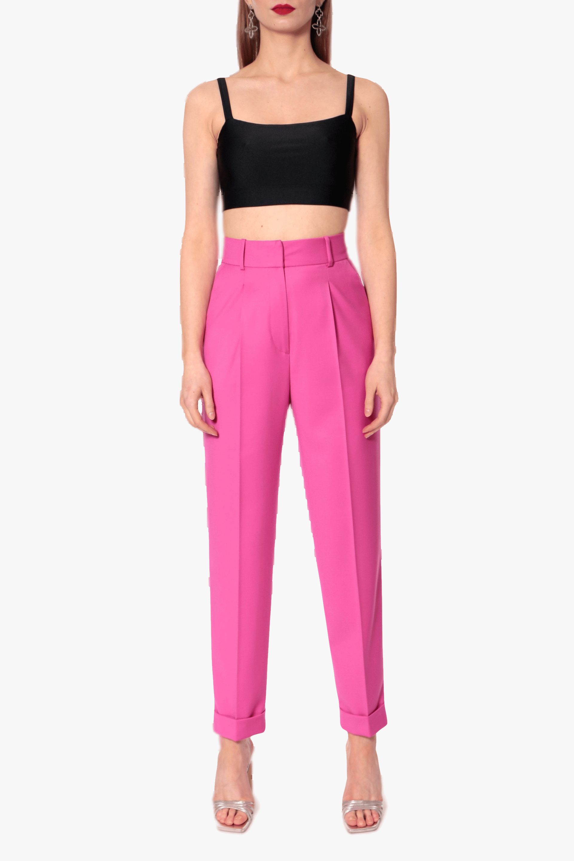 Pants Kelly Very Berry in Pink made by HALEWSKI