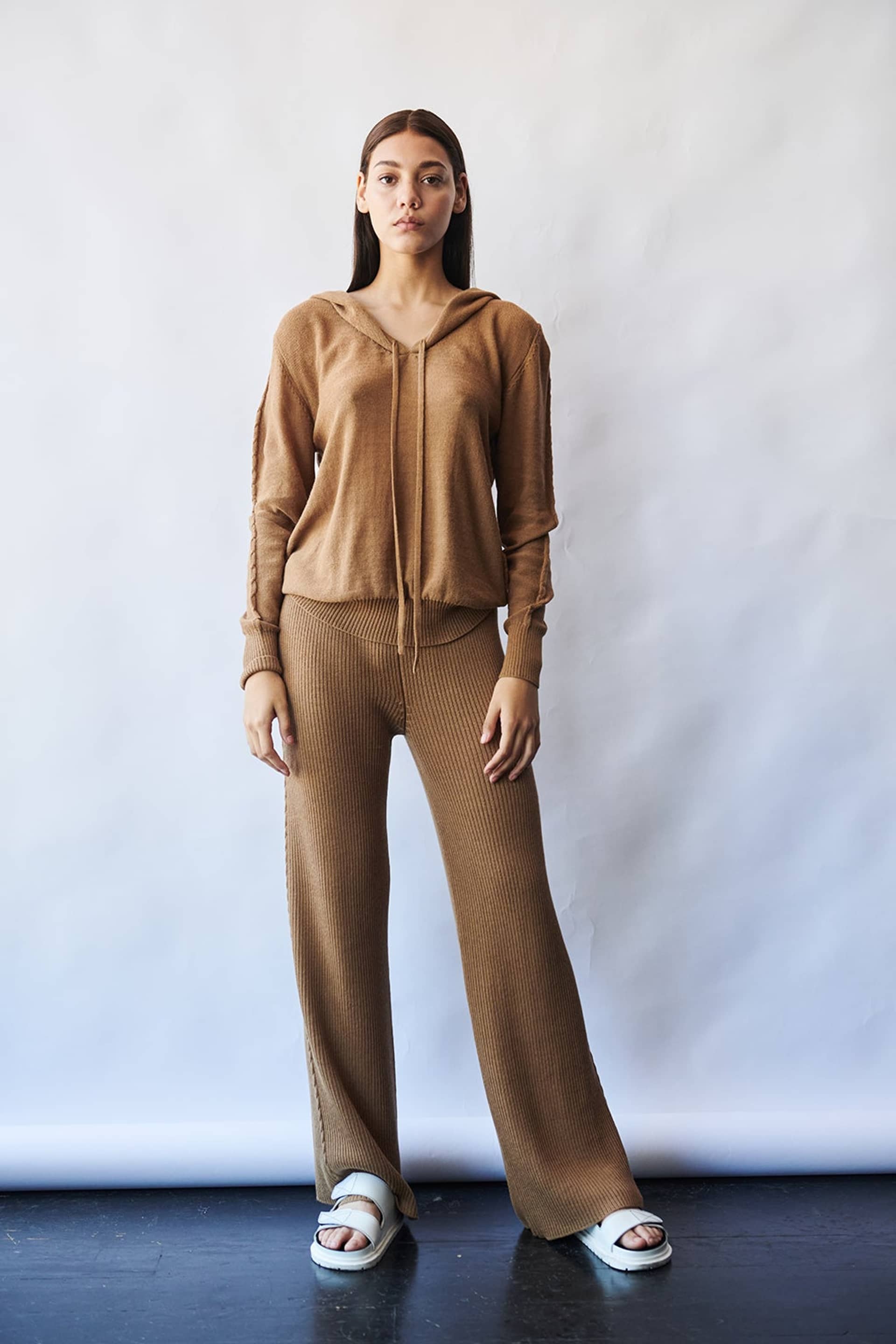 SAMAY pants in Beige made by AYNI