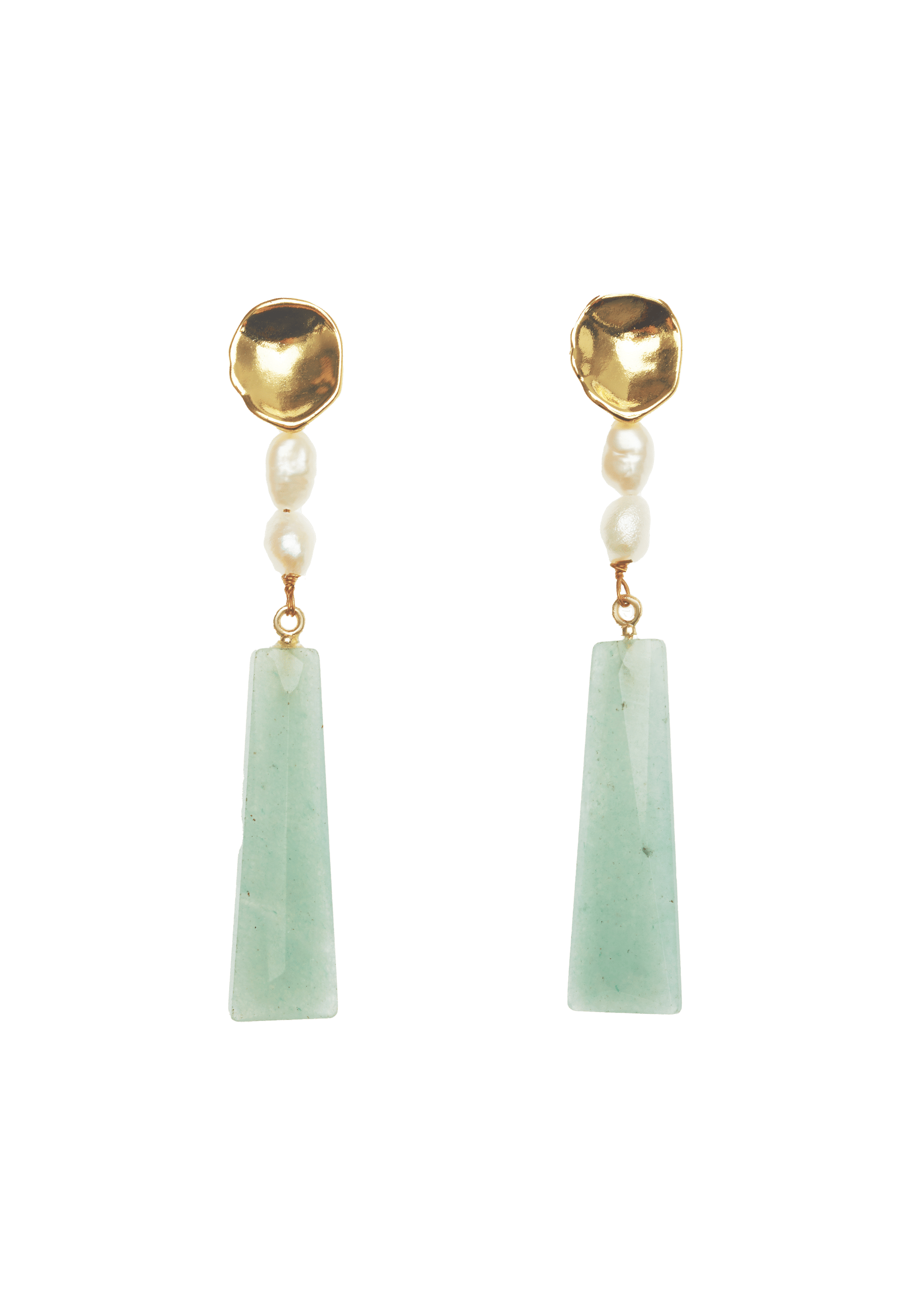 Pendientes Melina Aguamarina made by Lavani Jewels