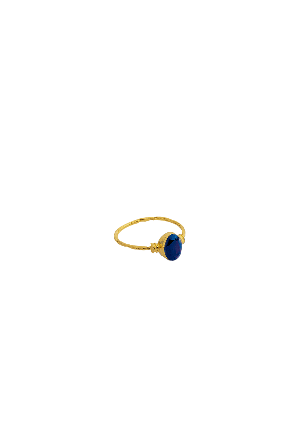 Sapphire Gold Ring made by Lora Istanbul