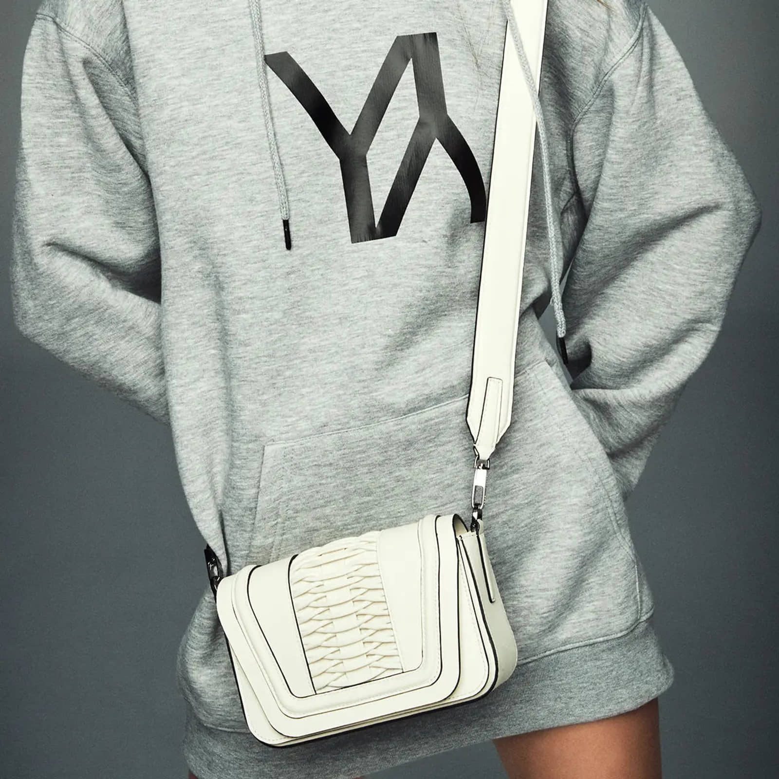 Mini Eugenia braided off white crossbody made by Yliana Yepez