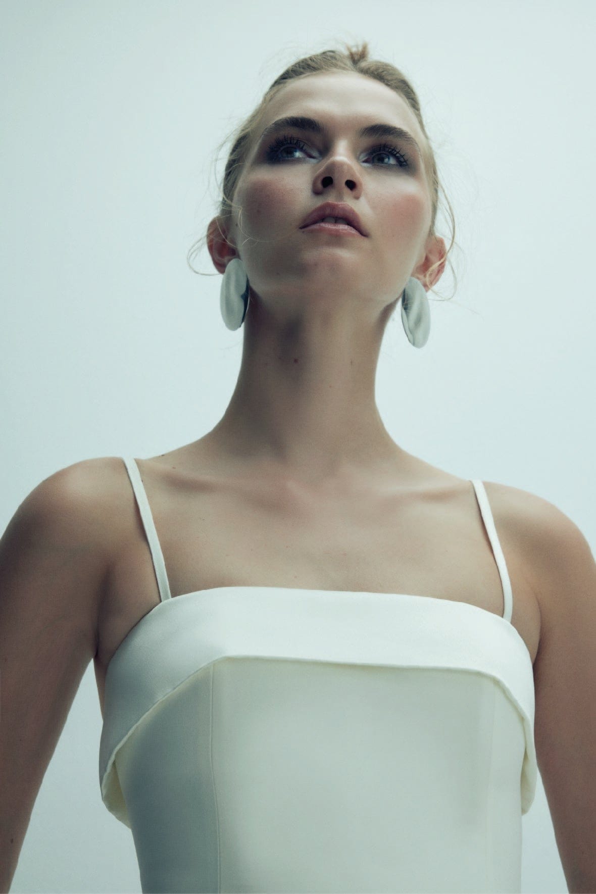 Gaia Mini Dress in Vanilla Ice made by Nazli Ceren