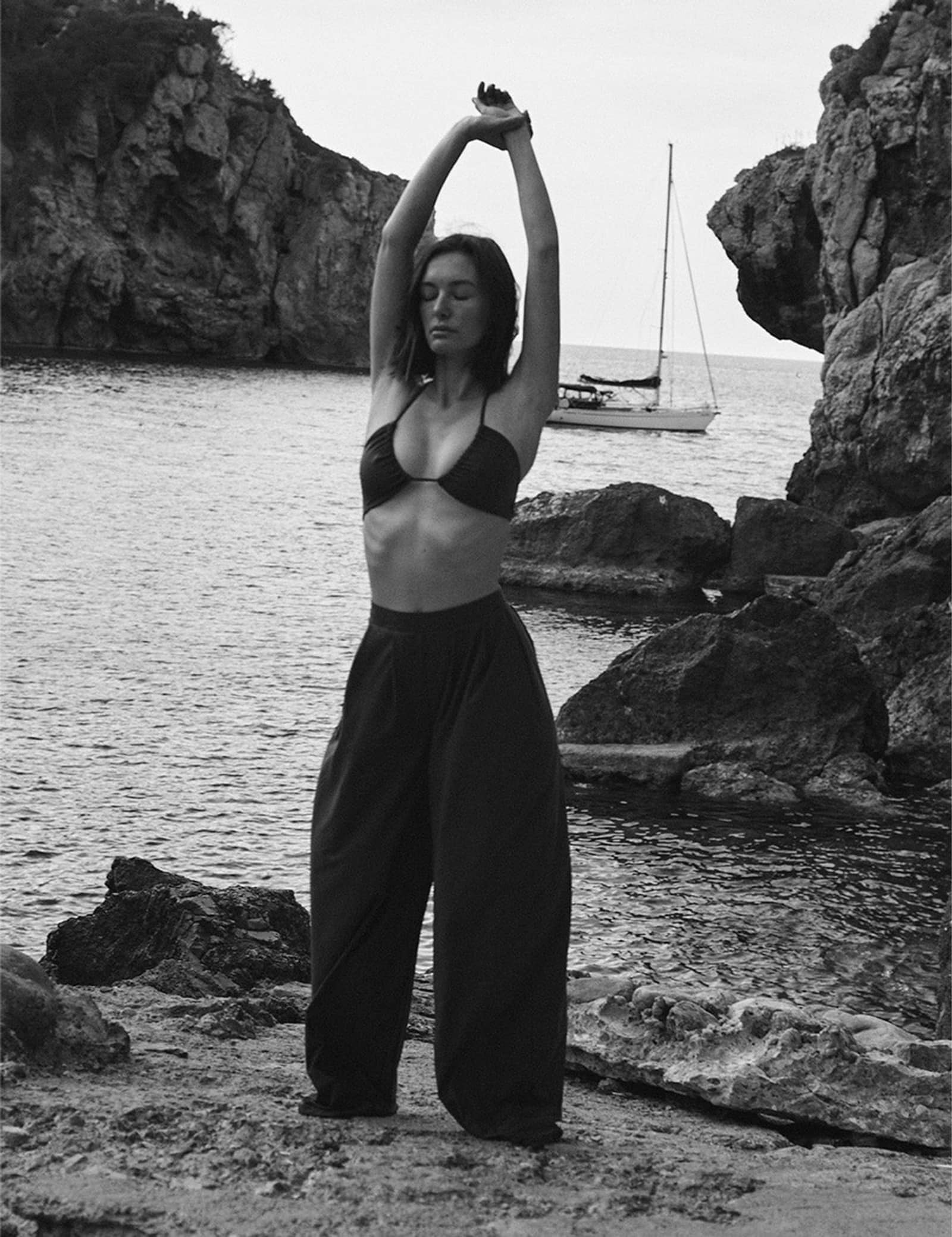 AMINA - TROUSERS GREY made by 710 Studio