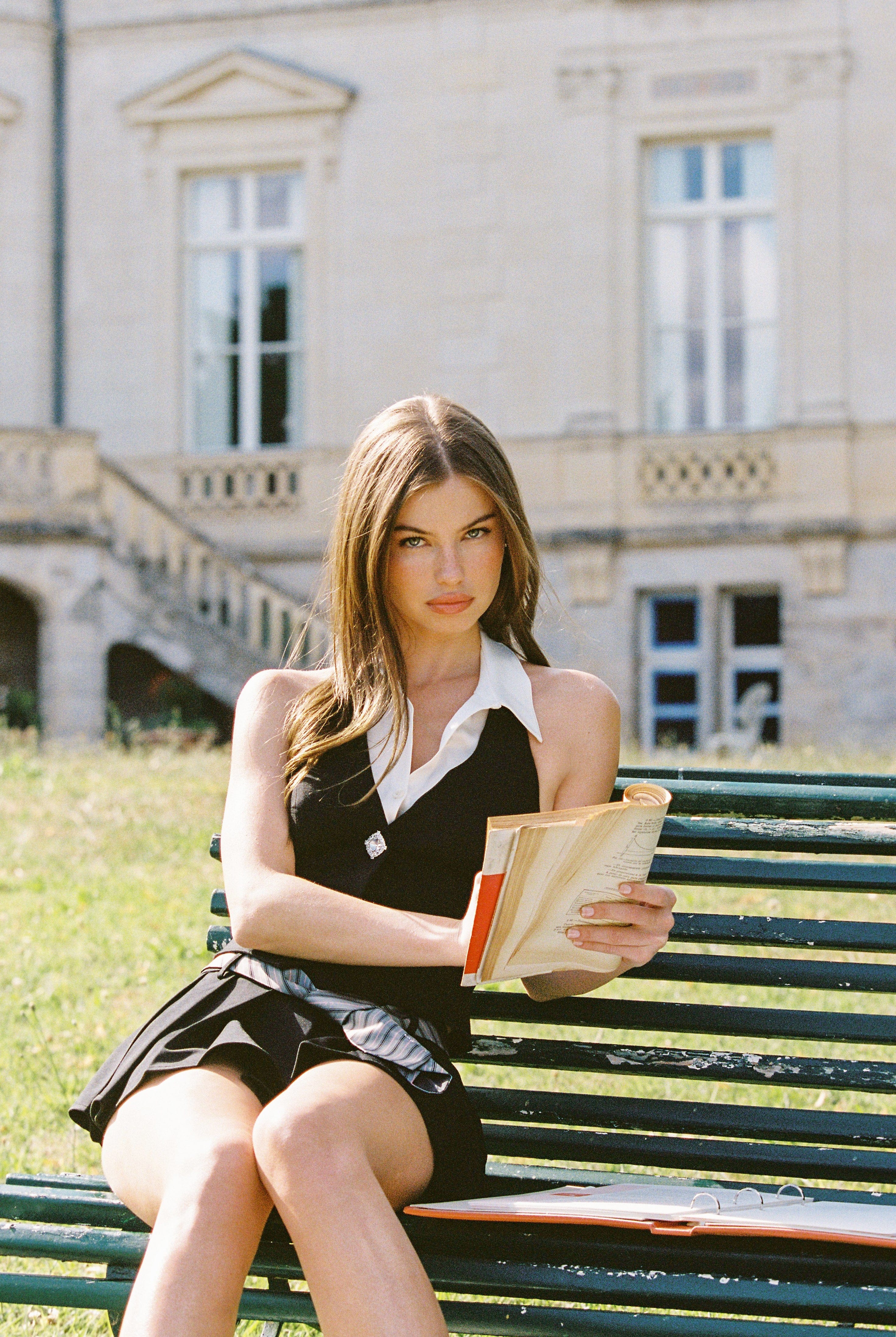 Anya Vest Top (Black) made by Nana Jacqueline