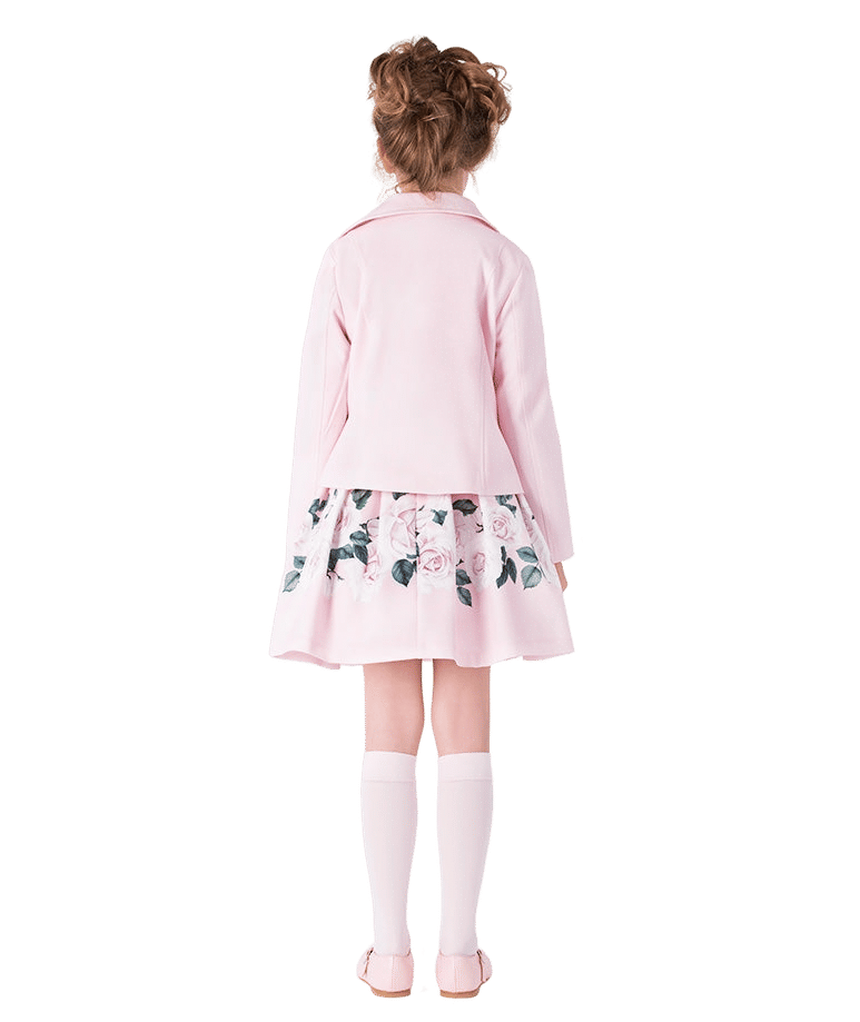 Classic Pink Girls Jacket made by Mama Luma