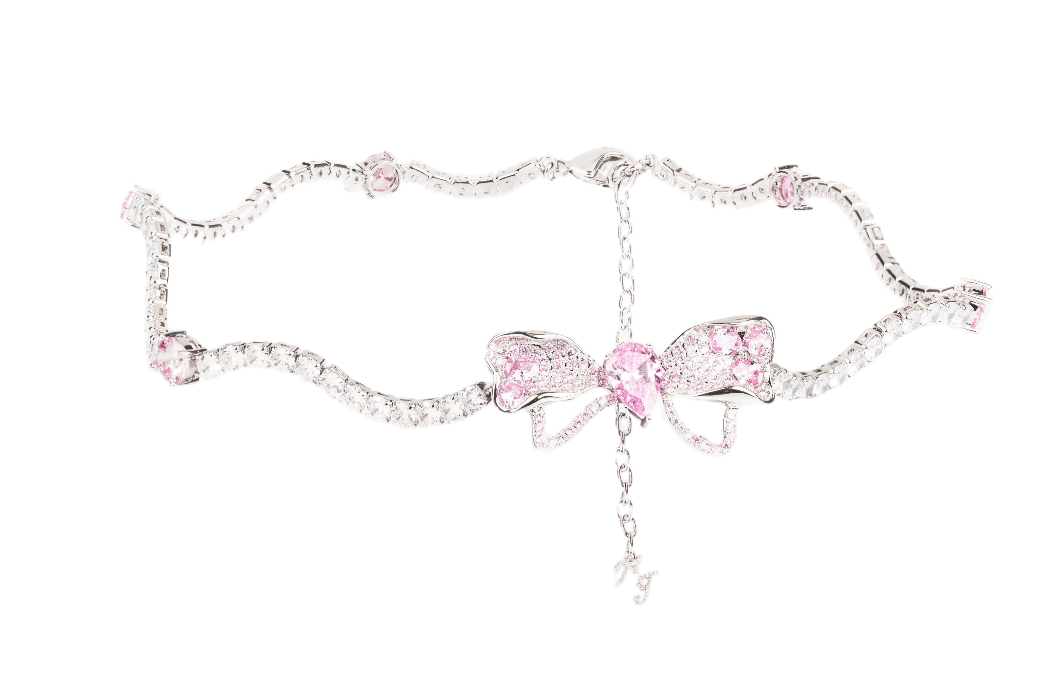 Asha Choker in Pink made by Nana Jacqueline