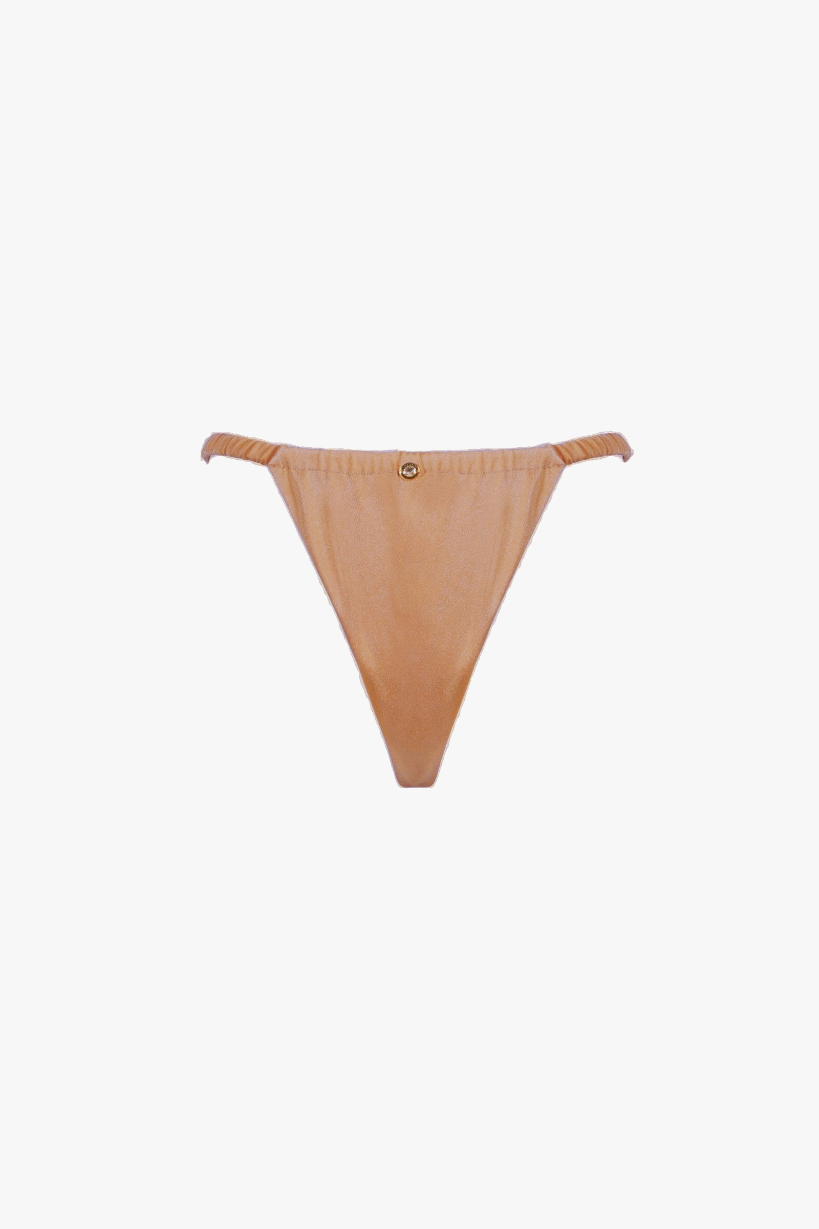 Sofia Bikini Bottoms in Bronzed made by Decolet The Label