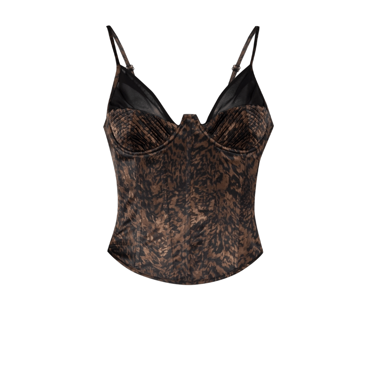 YOUR *ITCH KANGAROO CORSET TOP - LEOPARD made by PCFG