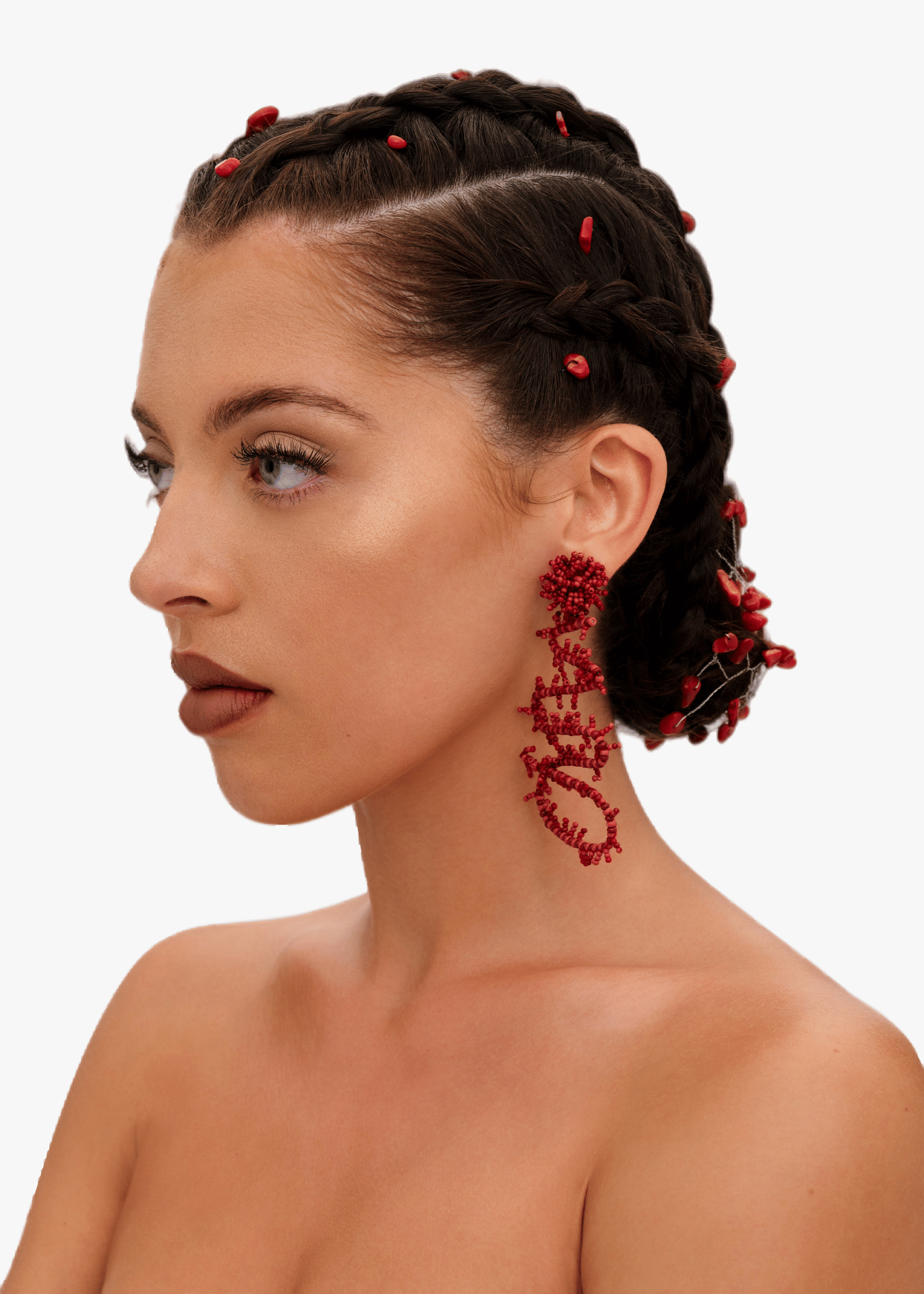 COT EARRINGS made by Andrea Iyamah