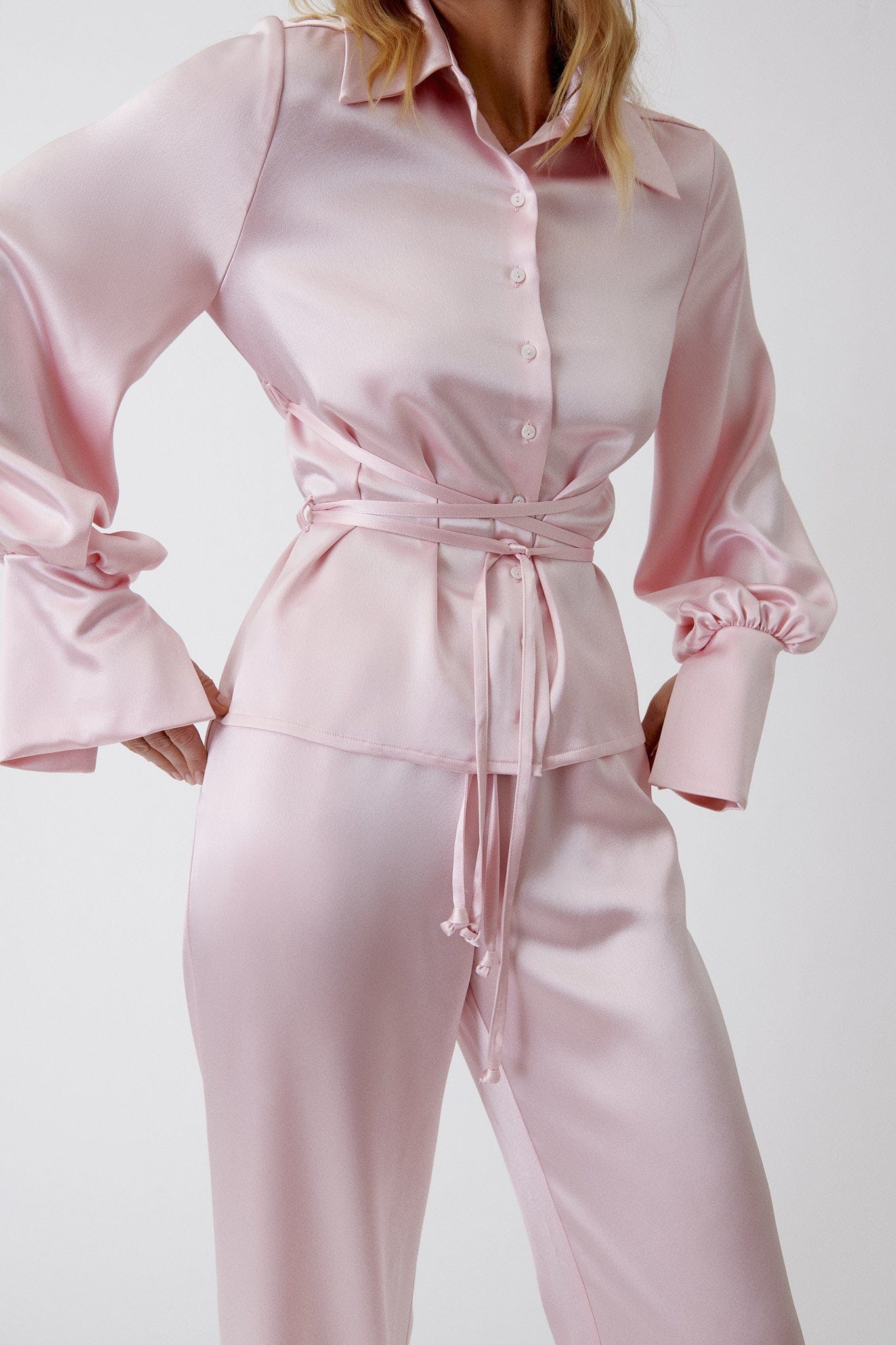 Chloé Top in Pink made by AÉRYNE