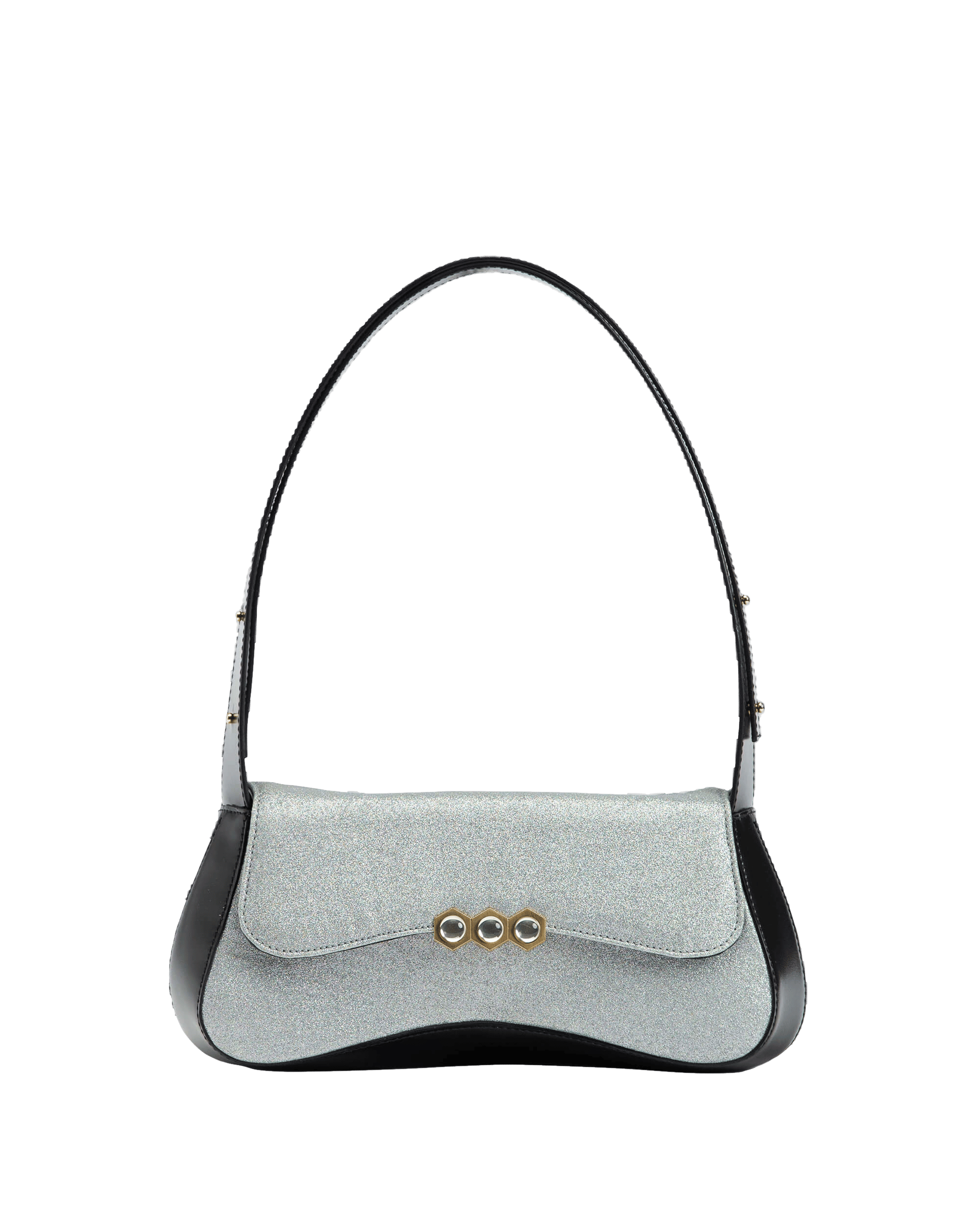 Culita Silver Glitter / Black in Silver made by Mietis