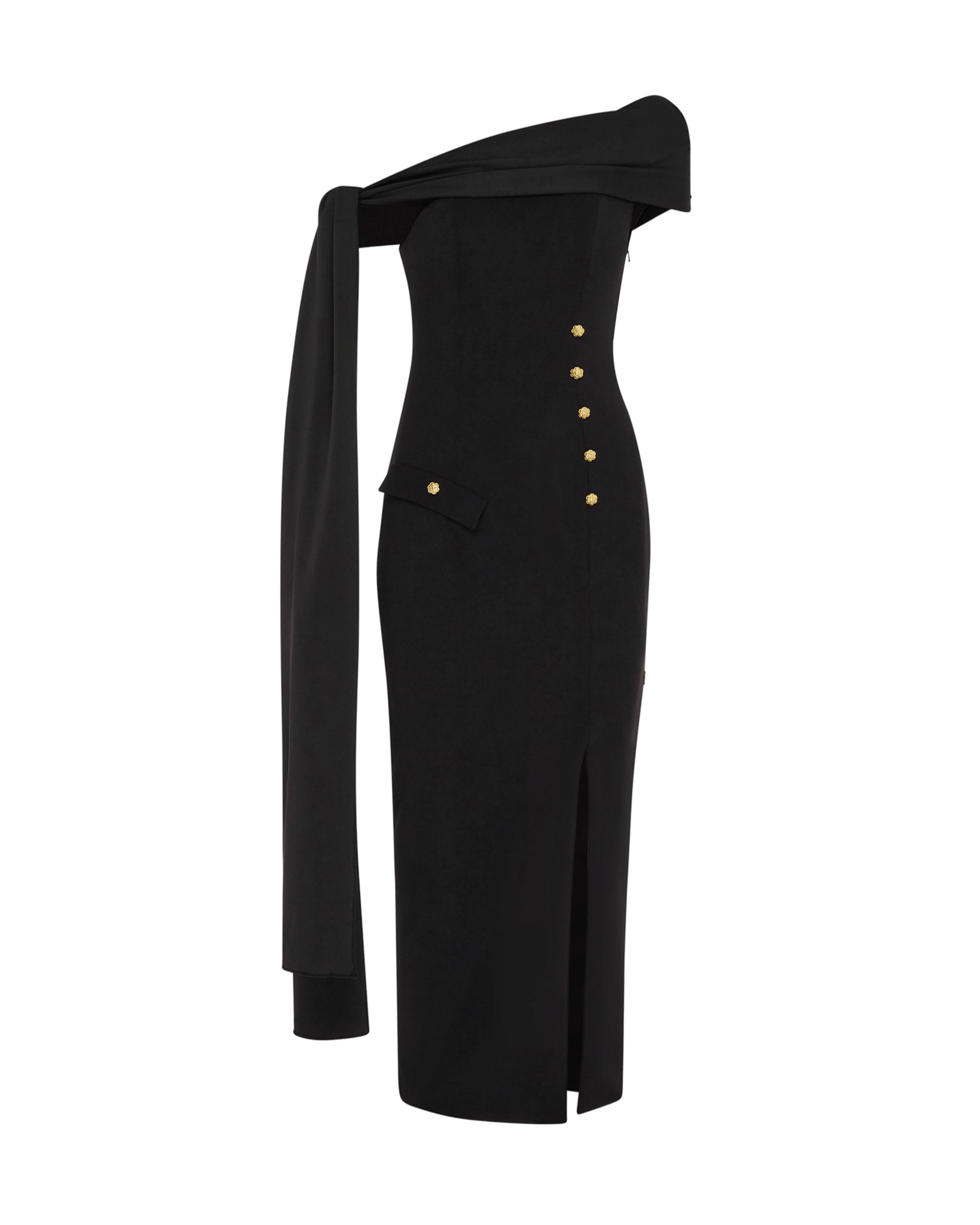 The Noir Dress made by ONORI