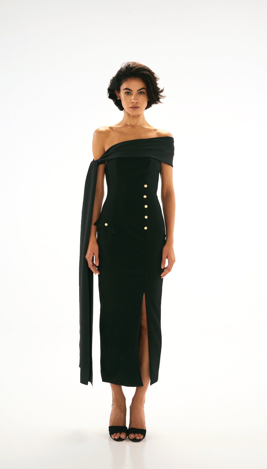 The Noir Dress made by ONORI