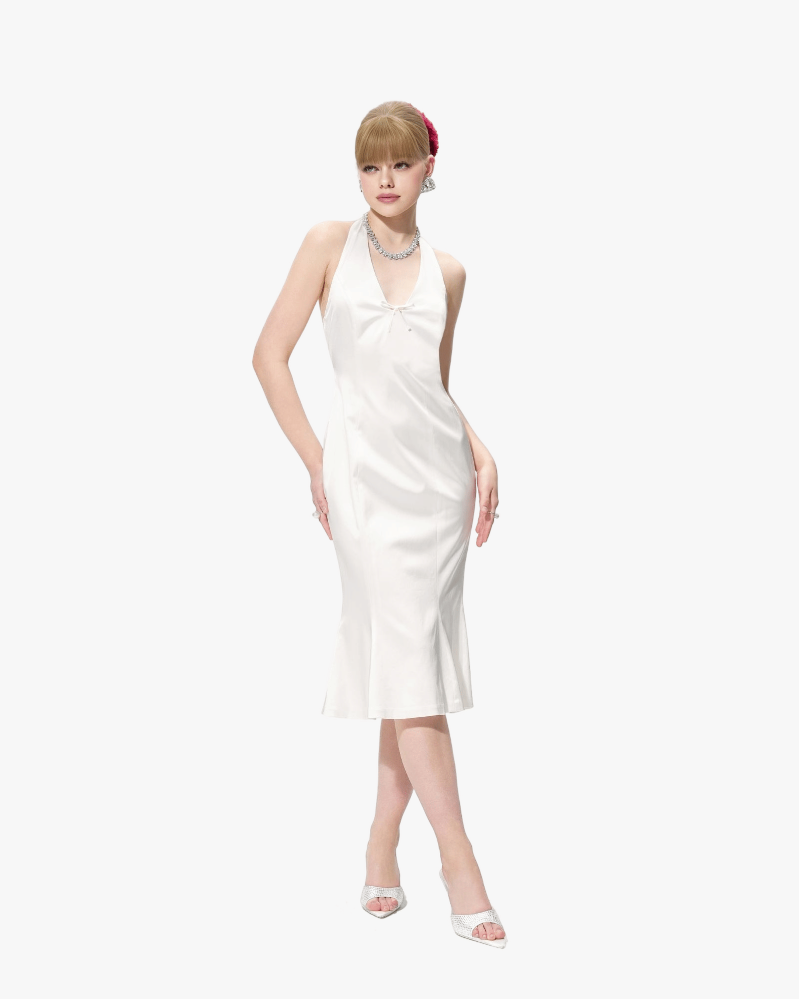 Fiona Dress (White) made by Nana Jacqueline