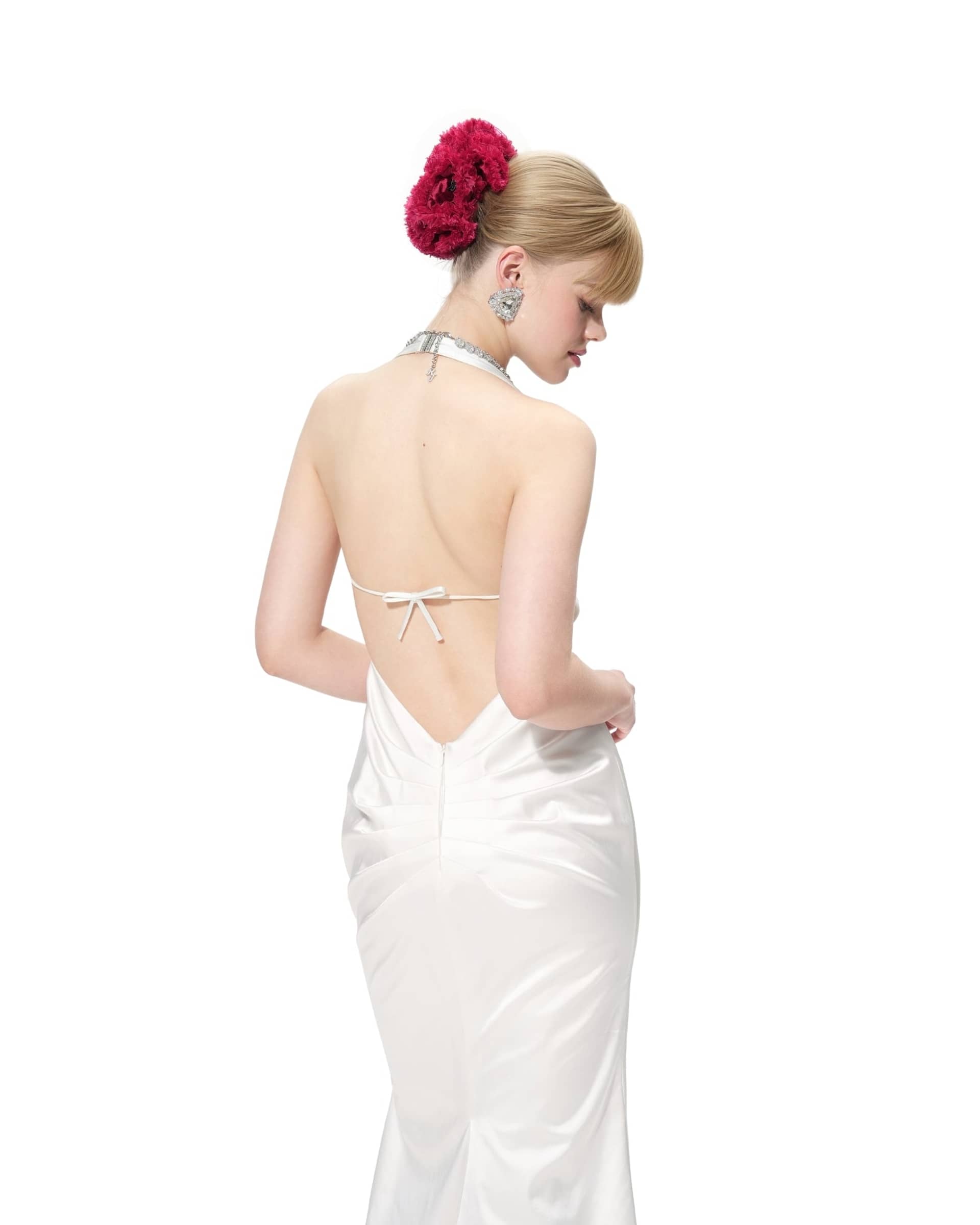 Fiona Dress (White) made by Nana Jacqueline