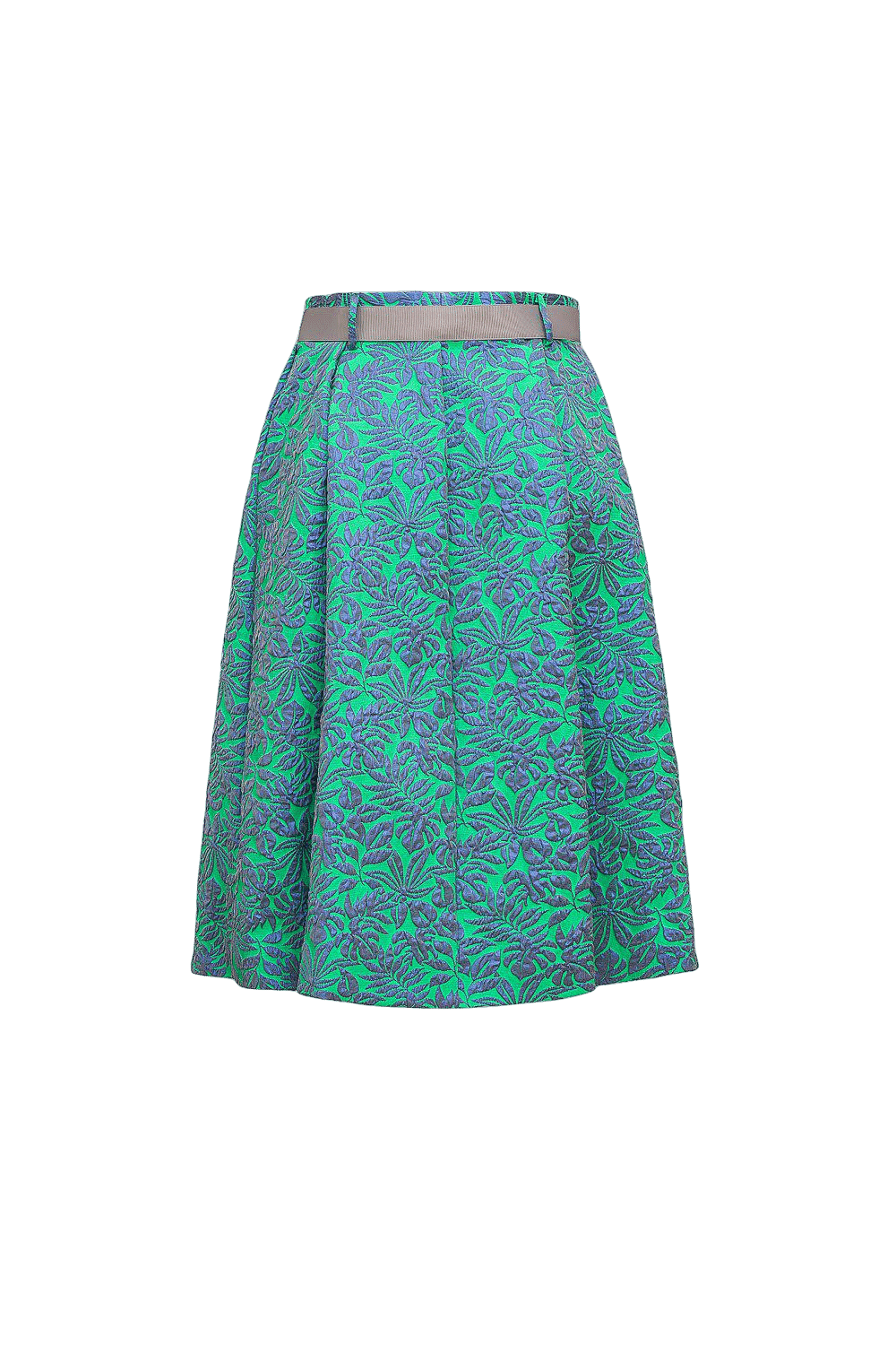 Multicolor skirt with pearl buttons made by ANDREEVA