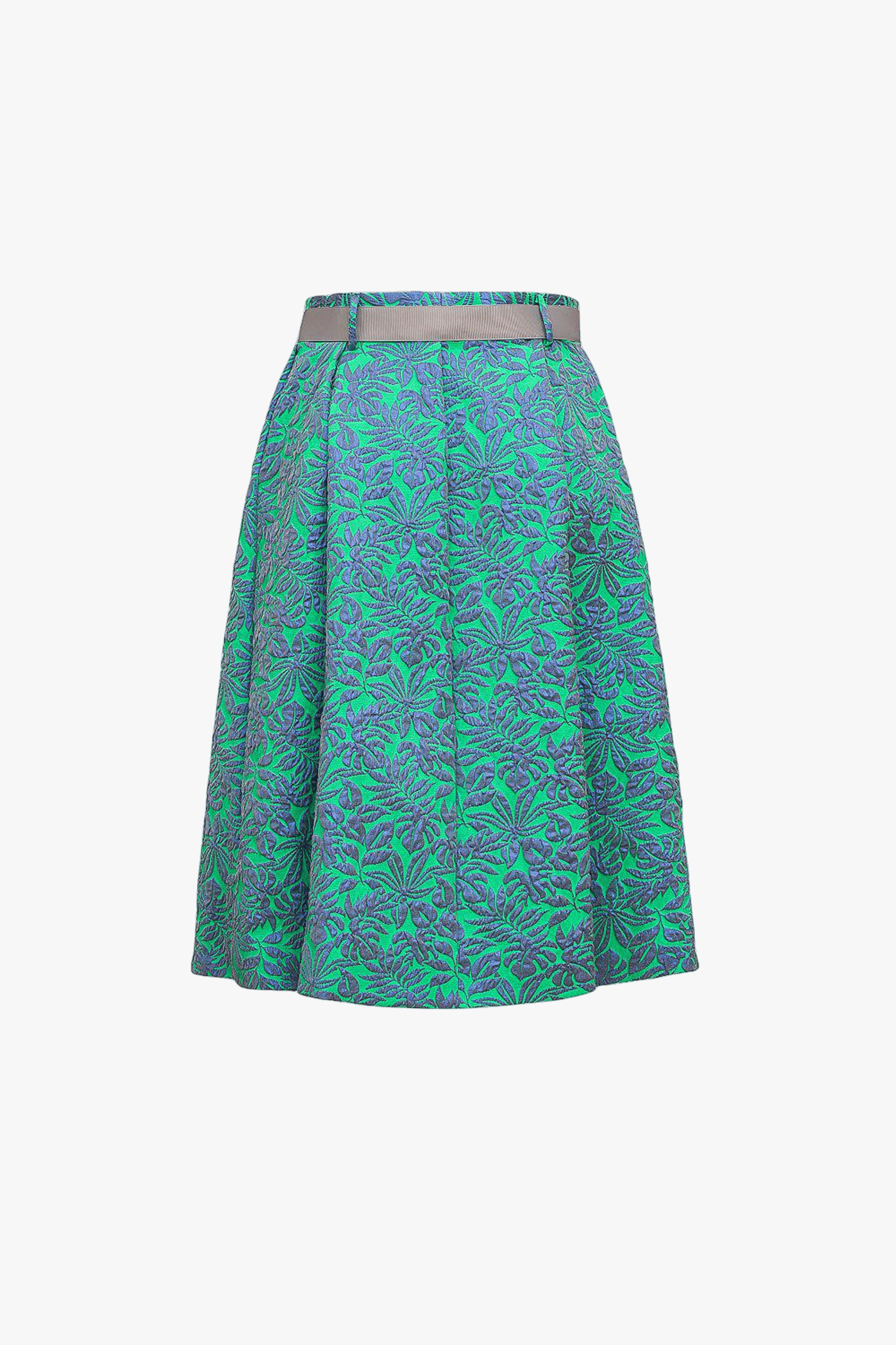 Multicolor skirt with pearl buttons made by ANDREEVA