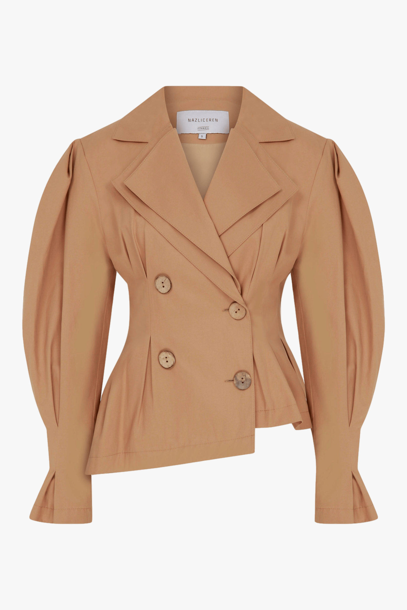 Raff Asymmetric Cotton Jacket made by Nazli Ceren