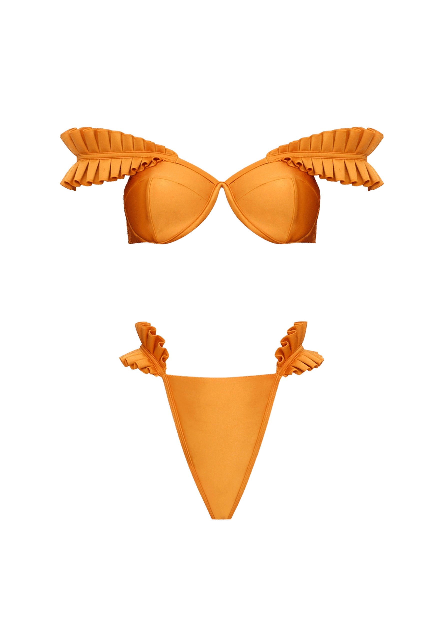 MULAN BIKINI BOTTOM - SUNSET GOLD made by Andrea Iyamah