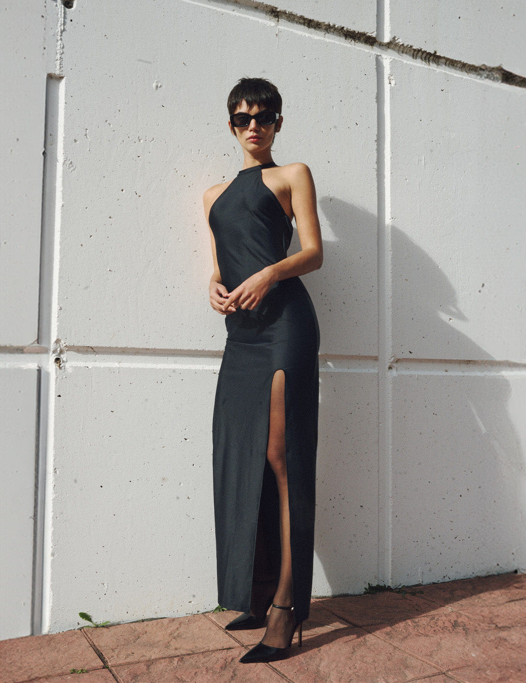 OLIVIA MAXI DRESS BLACK - LIMITED EDITION made by 710 Studio