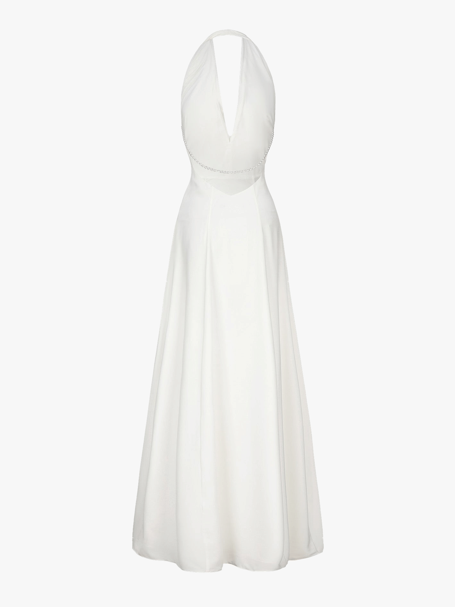 Aniya Satin Dress (White) made by Nana Jacqueline