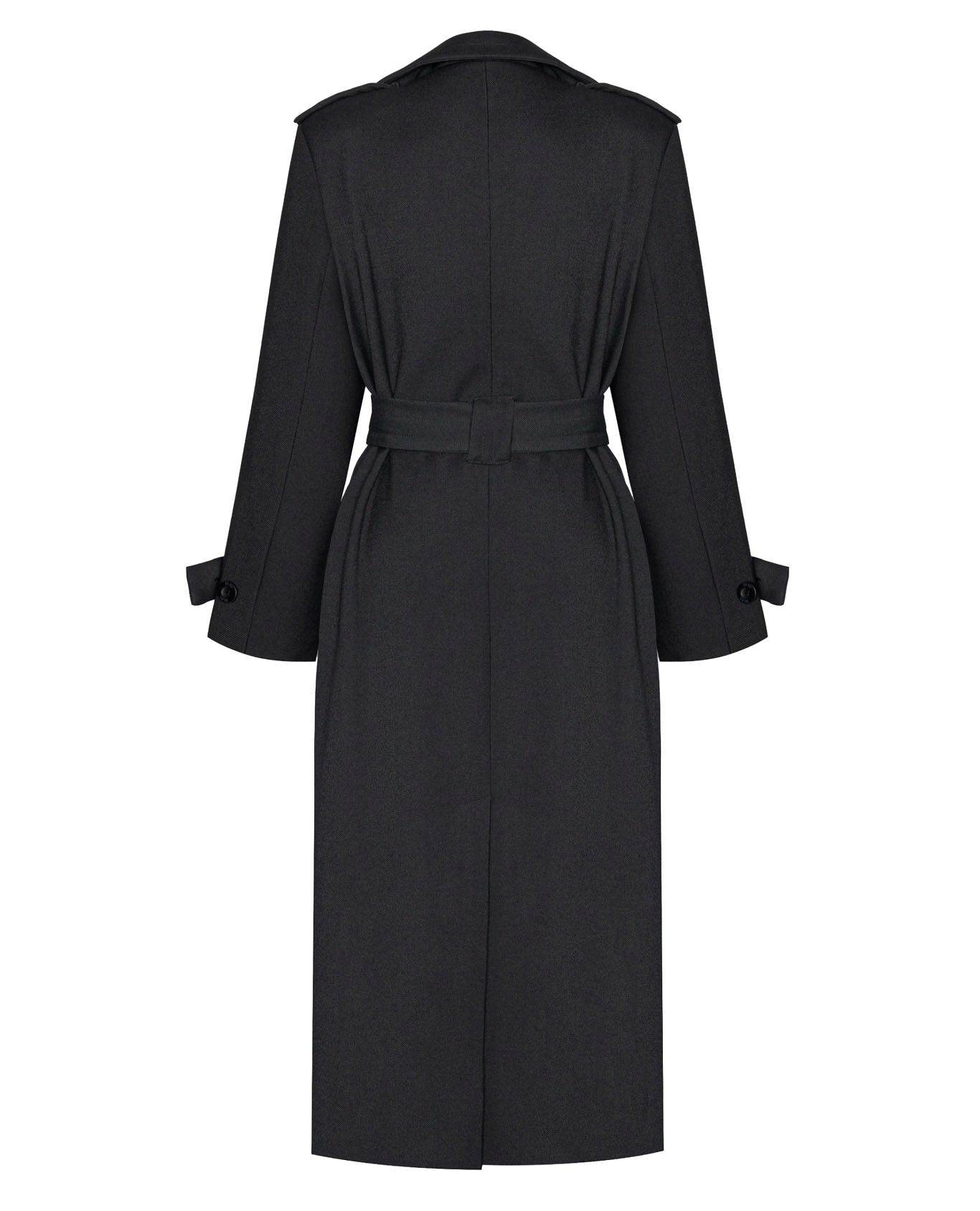 WOOL COAT WITH LEADPOTS made by BENU Studio