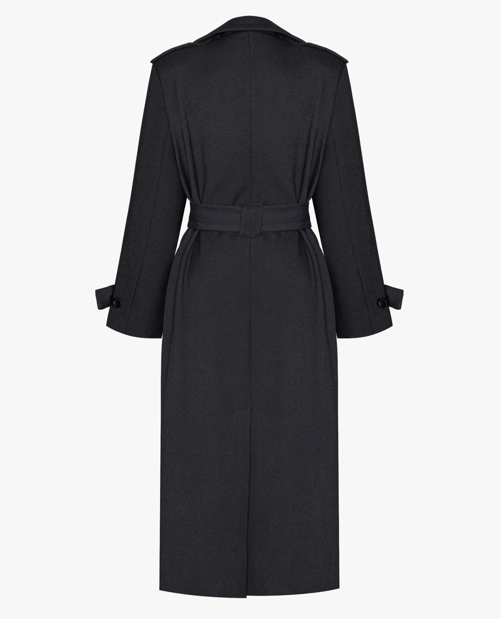 WOOL COAT WITH LEADPOTS made by BENU Studio