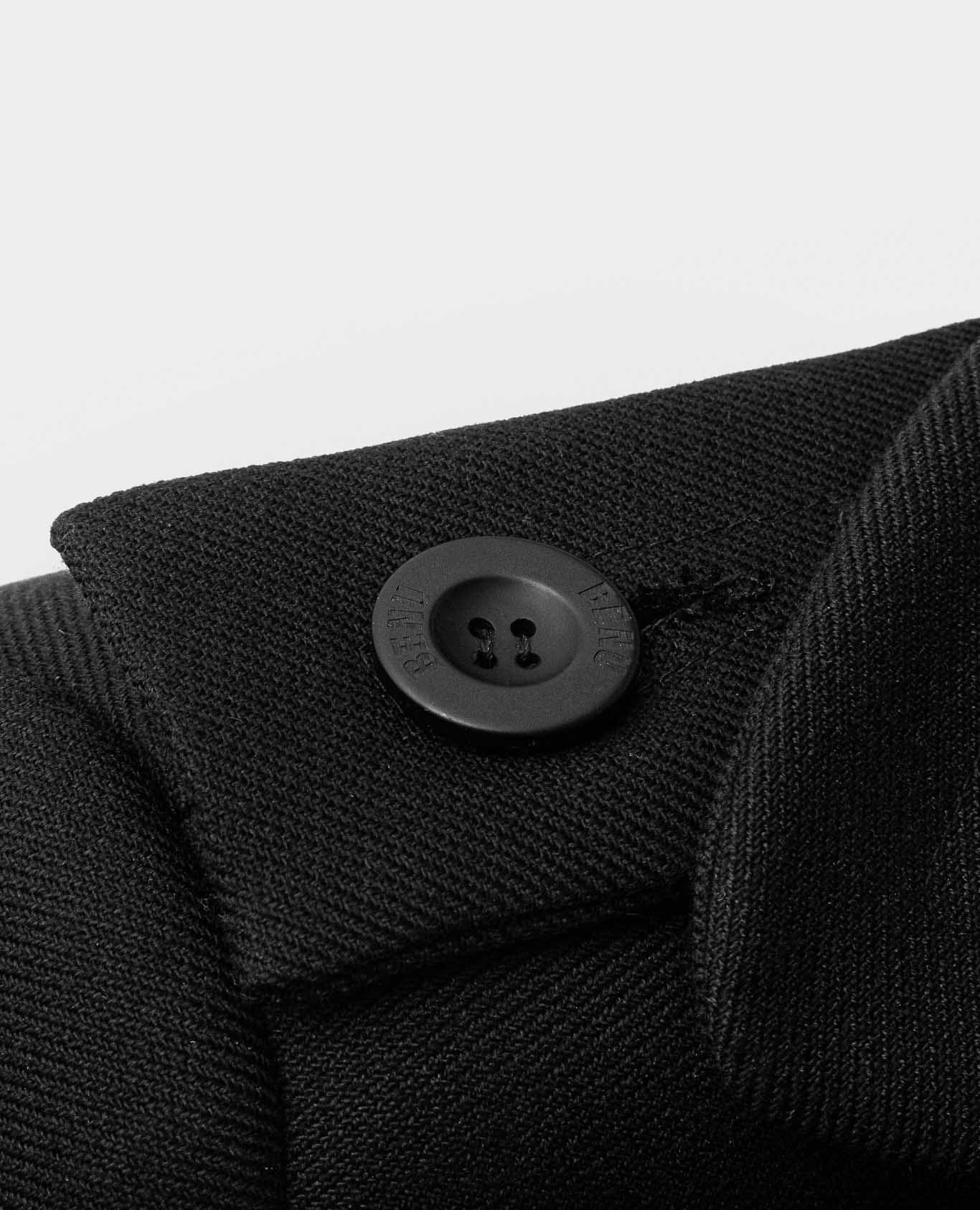 WOOL COAT WITH LEADPOTS made by BENU Studio