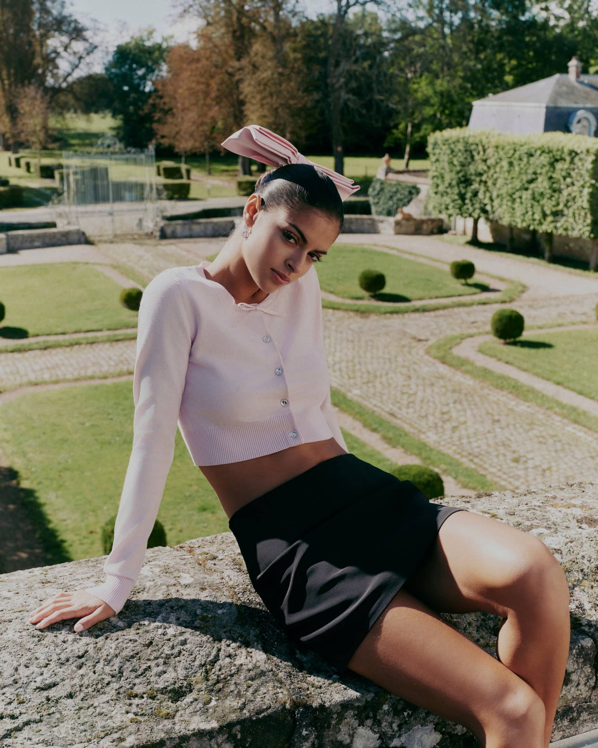 Audrina Cardigan (Pink) made by Nana Jacqueline