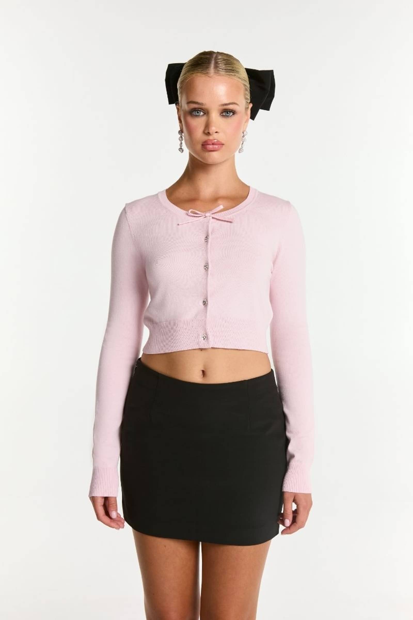 Audrina Cardigan (Pink) made by Nana Jacqueline