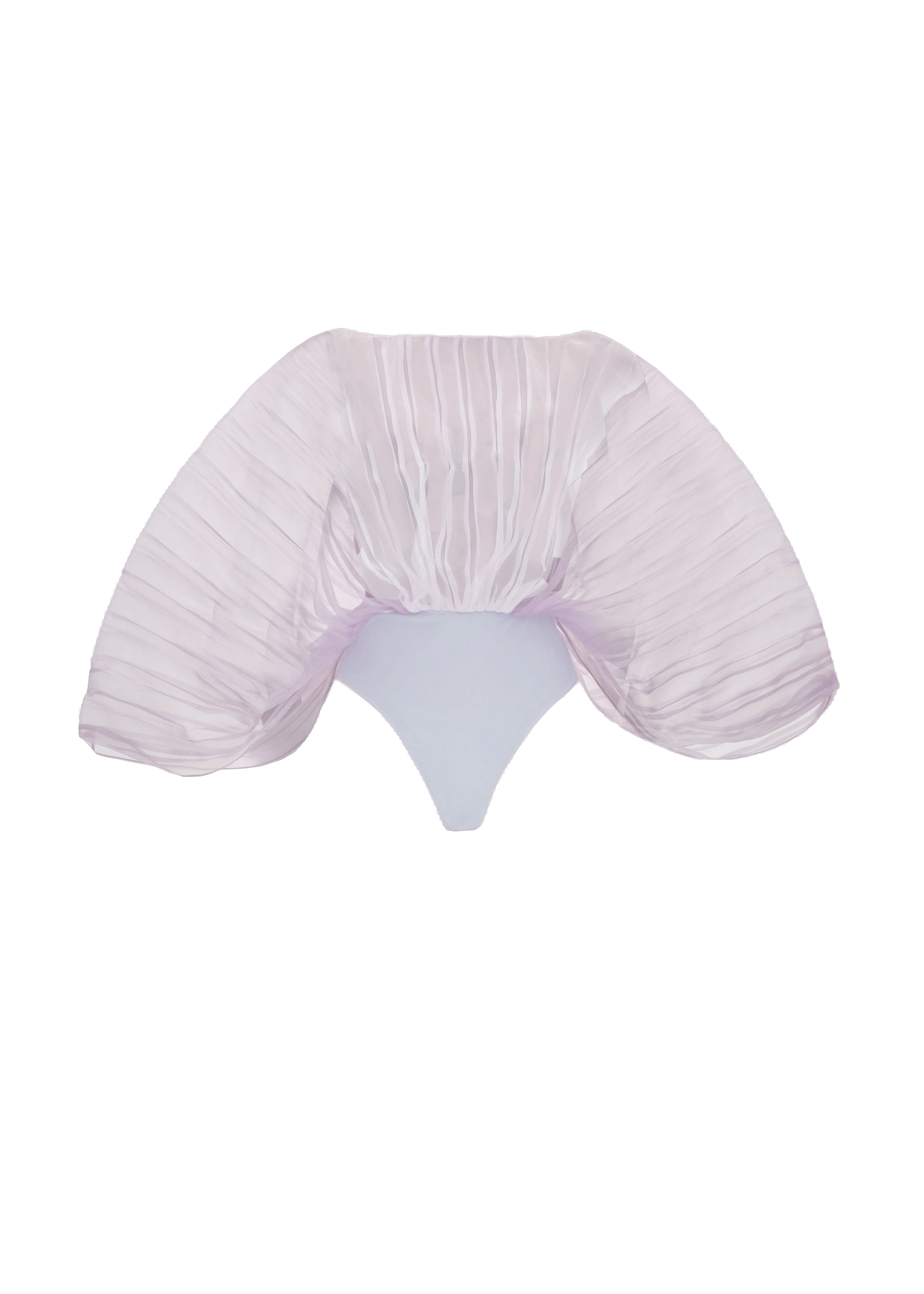 SOMBRA BODYSUIT - LILAC made by Andrea Iyamah