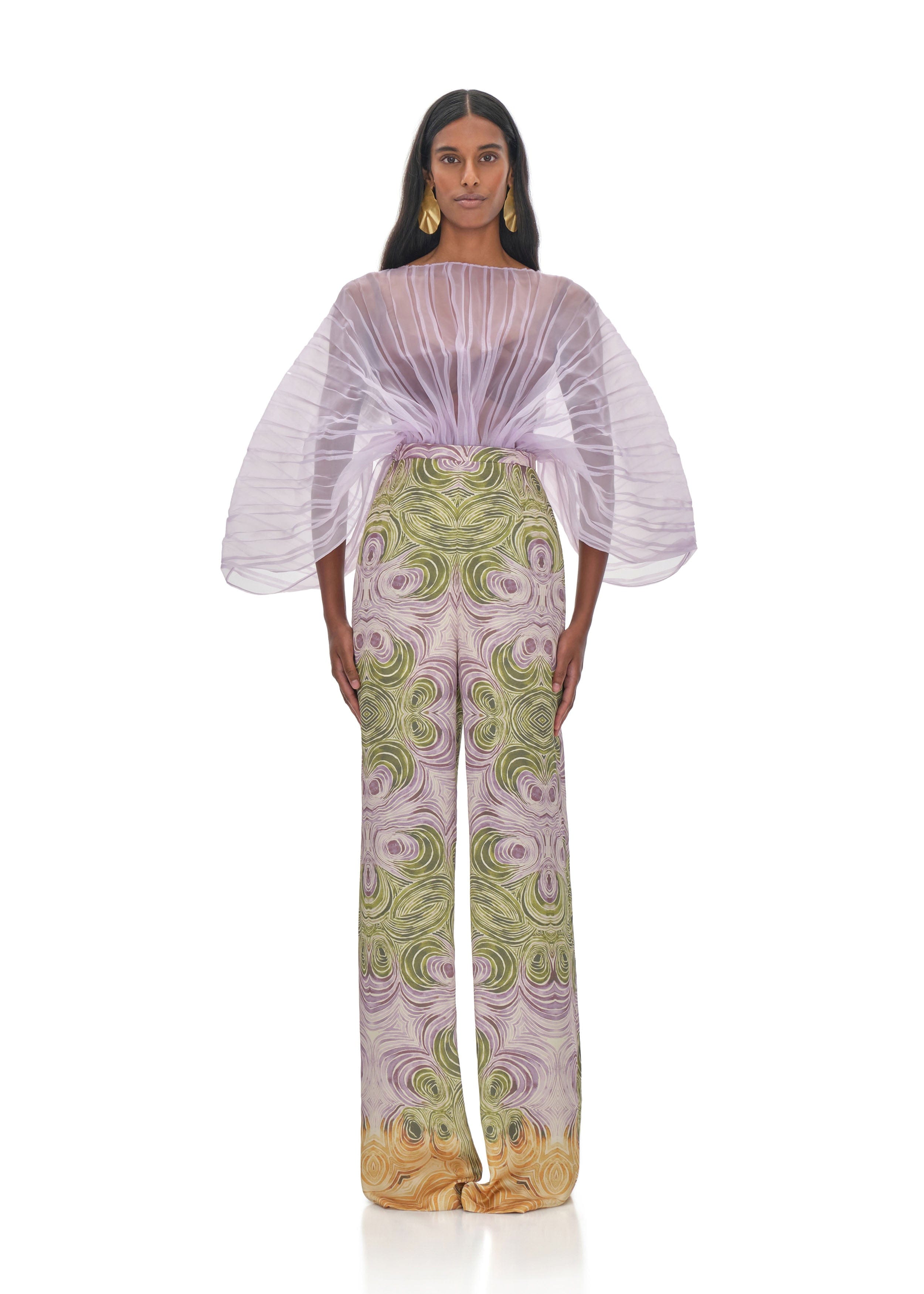 SOMBRA BODYSUIT - LILAC made by Andrea Iyamah