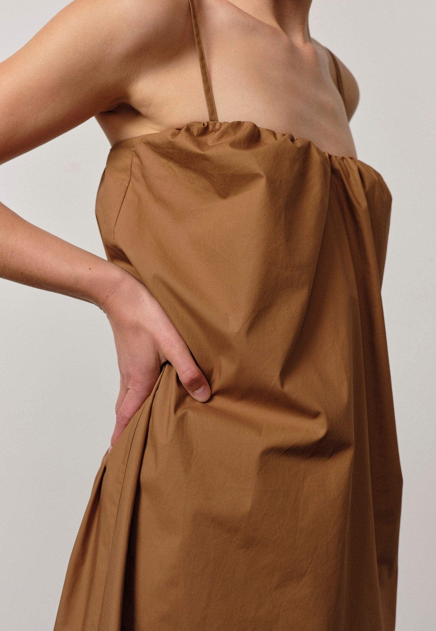 Colette Dress - Khaki made by HERSKIND