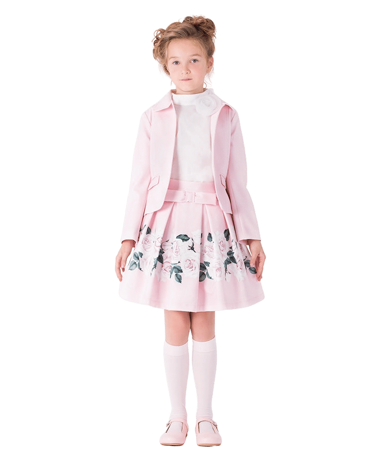 Classic Pink Girls Jacket made by Mama Luma