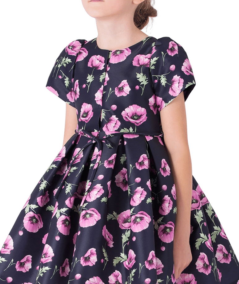 Orchid Valley Girls Dress made by Mama Luma