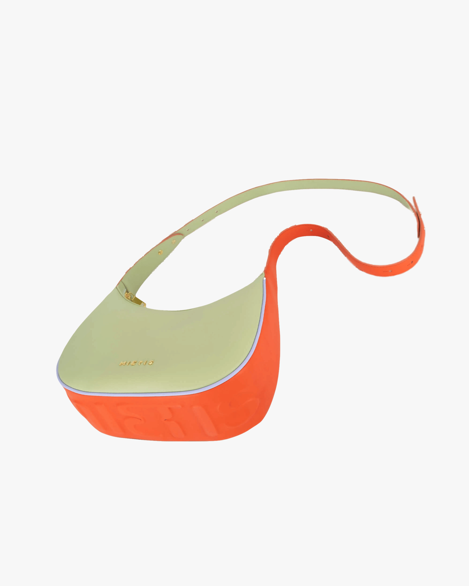 Muffin Hobo Sage Green / Orange in Green made by Mietis