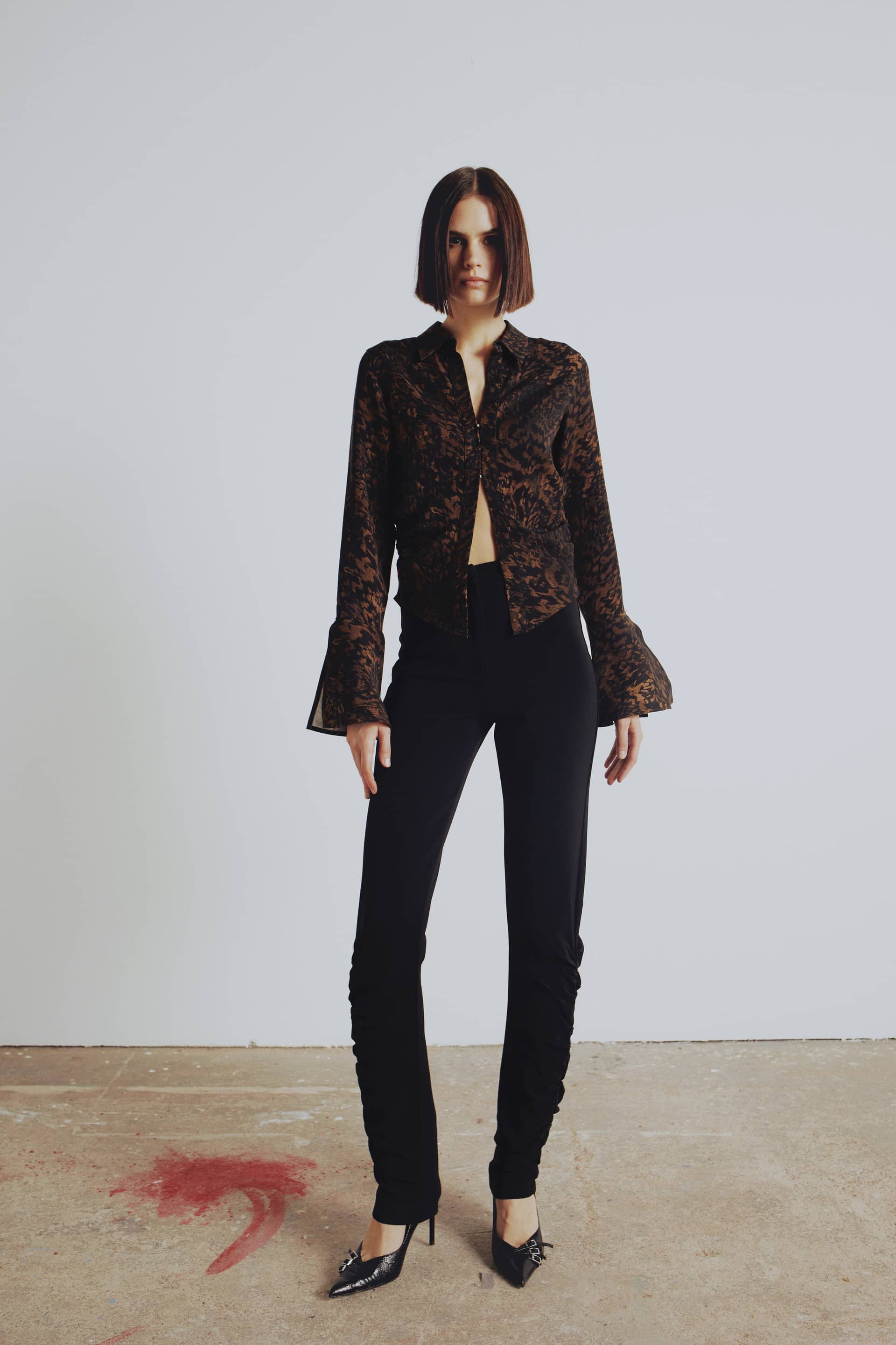 Your *itch Fitted Shirt - Leopard made by PCFG