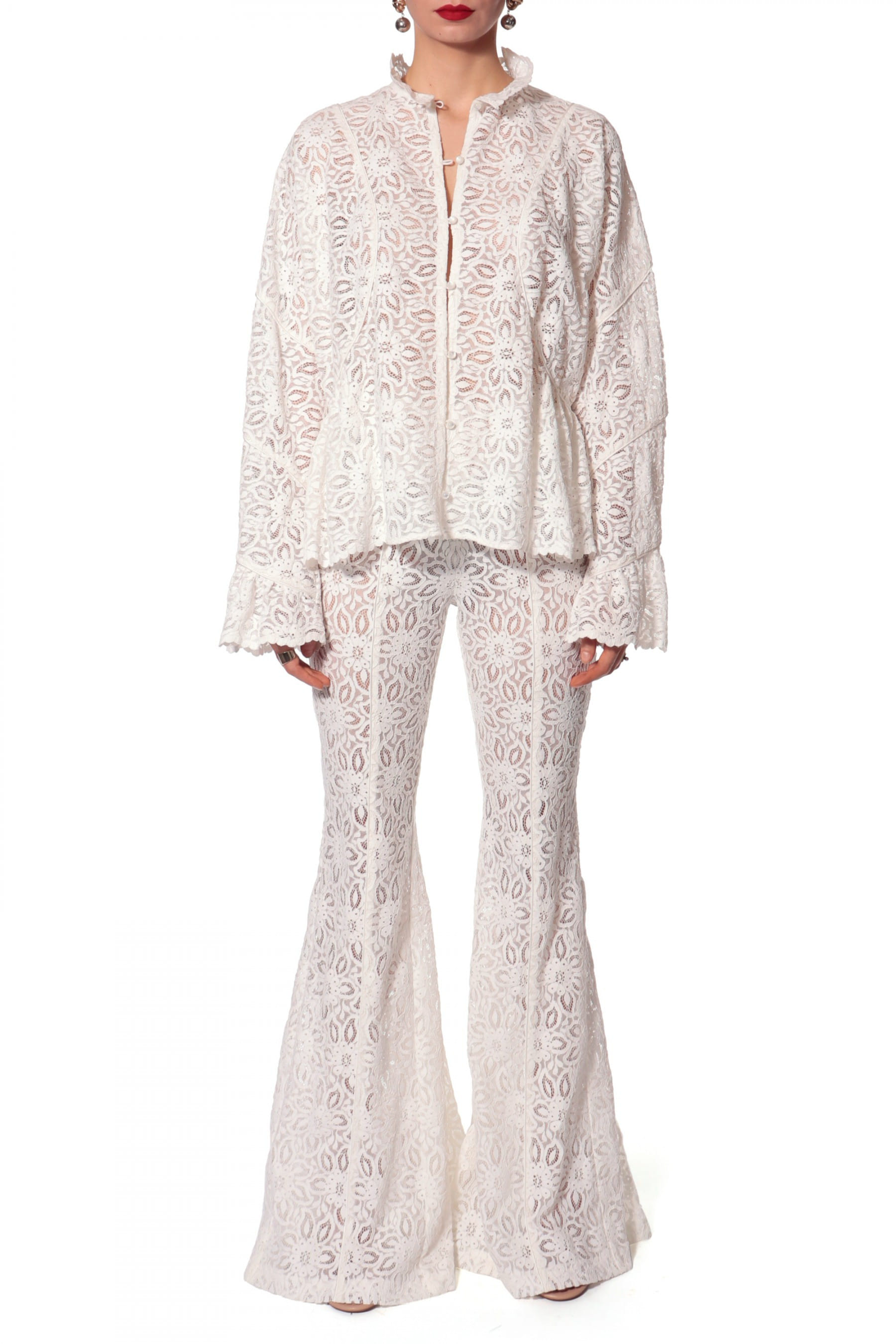 Blouse Penelopa Off White made by HALEWSKI