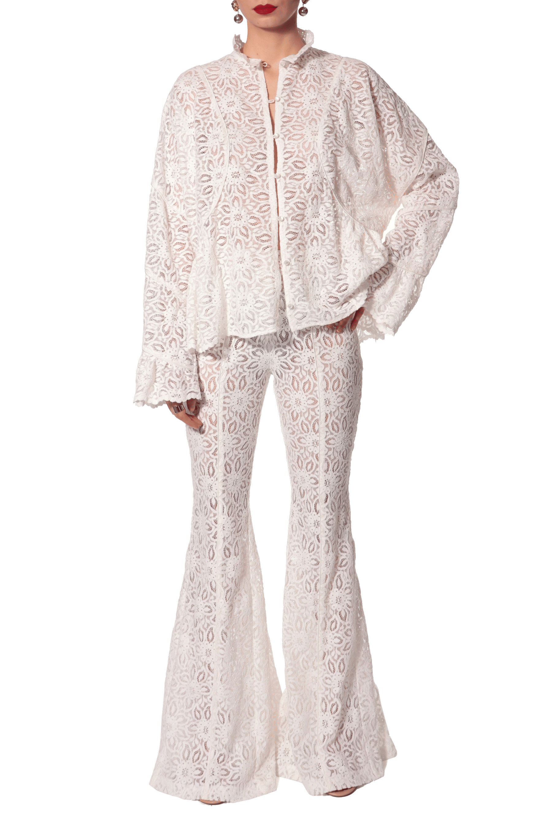 Blouse Penelopa Off White made by HALEWSKI