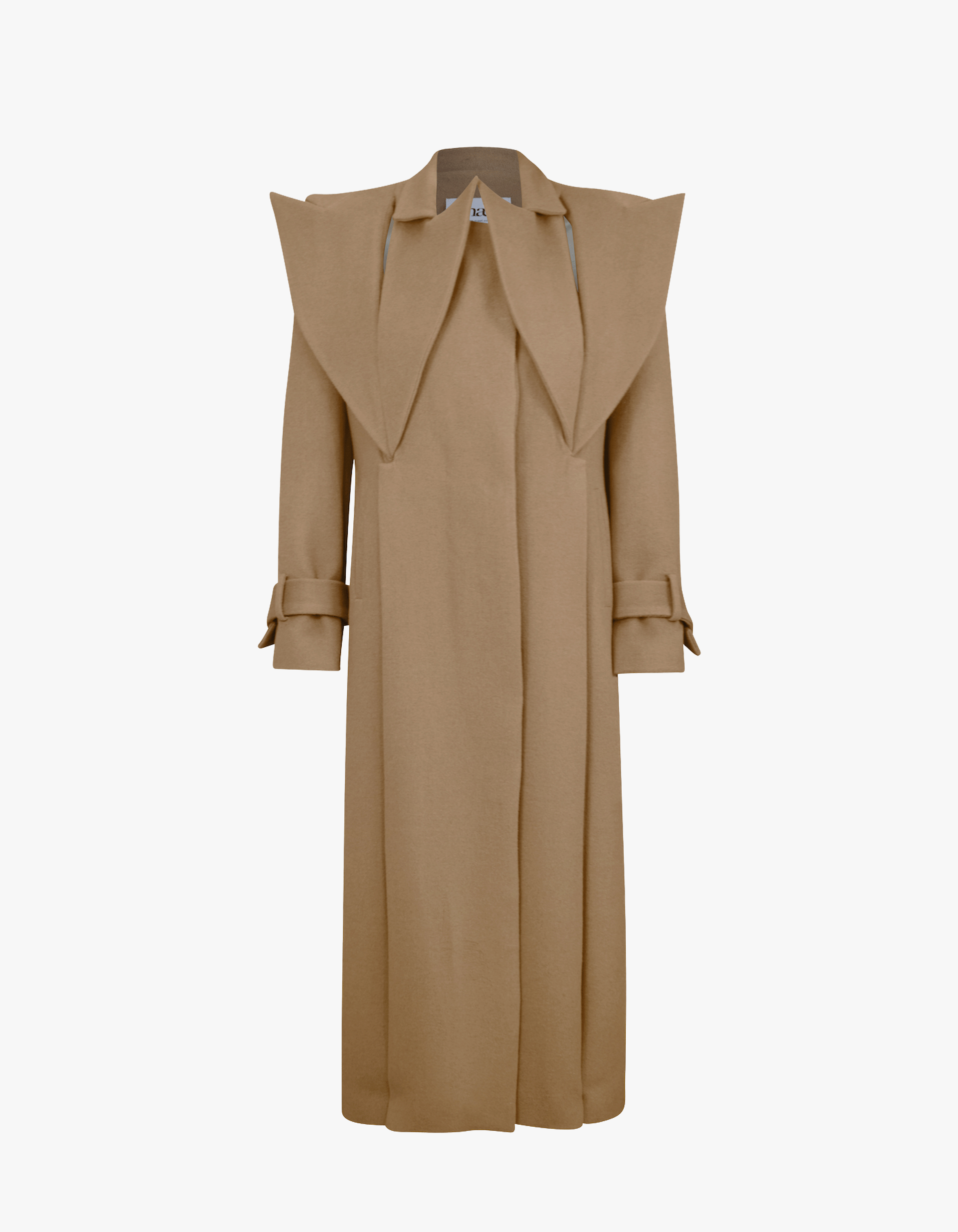 OSPREY Cashmere Beige Long Coat made by MAET