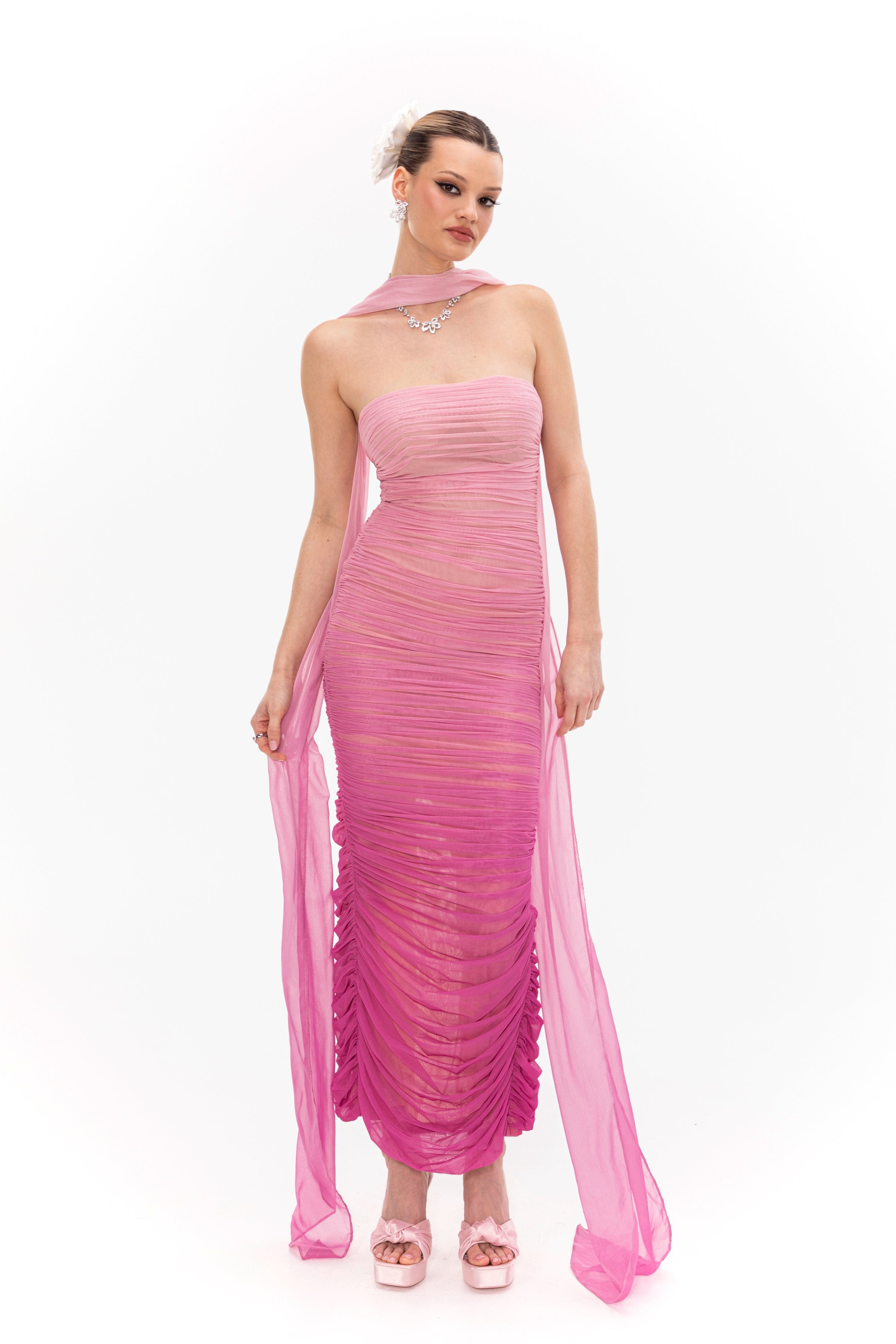 Juliet Dress (Pink) made by Nana Jacqueline