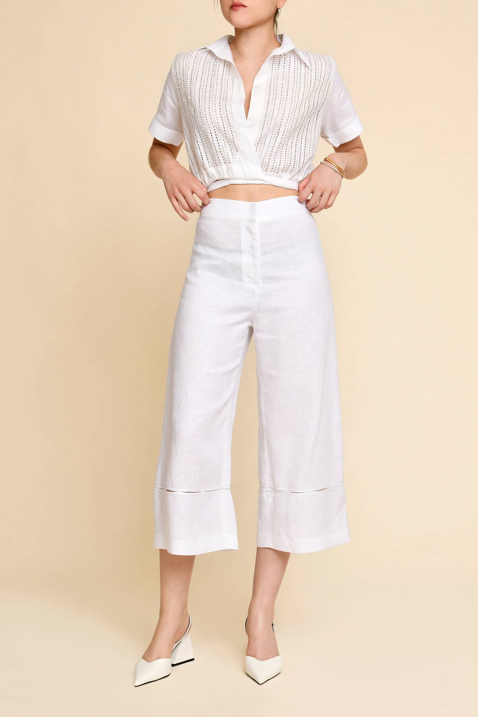 Campesino Capris Pants made by Francesca Miranda