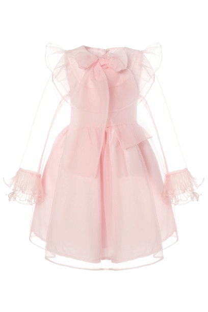 Organza Bow Dress made by Mama Luma